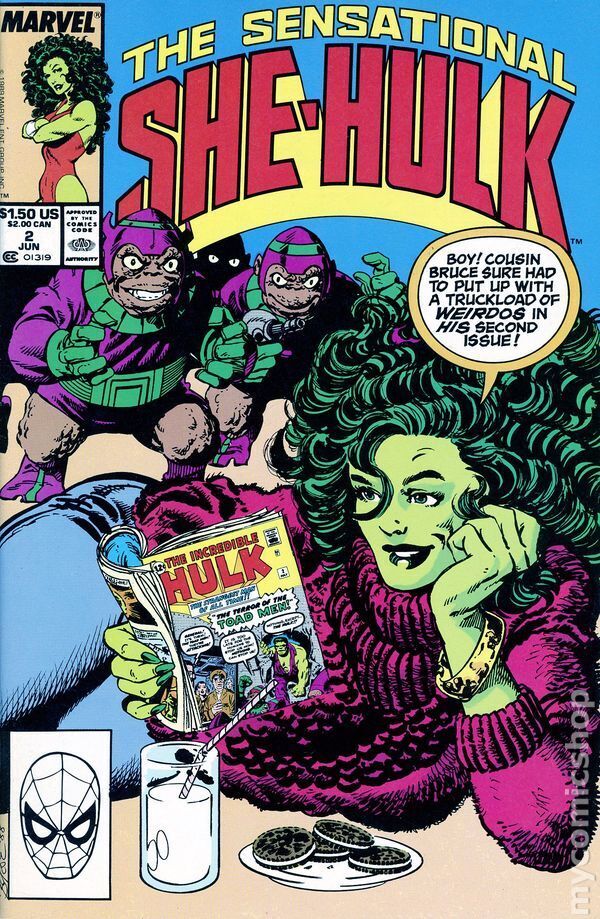 Sensational She-Hulk #2 FN 1989 Stock Image