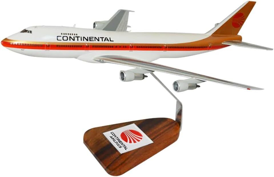 Continental Airlines Boeing 747-200 Red Meatball Desk Model 1/144 SC Airplane