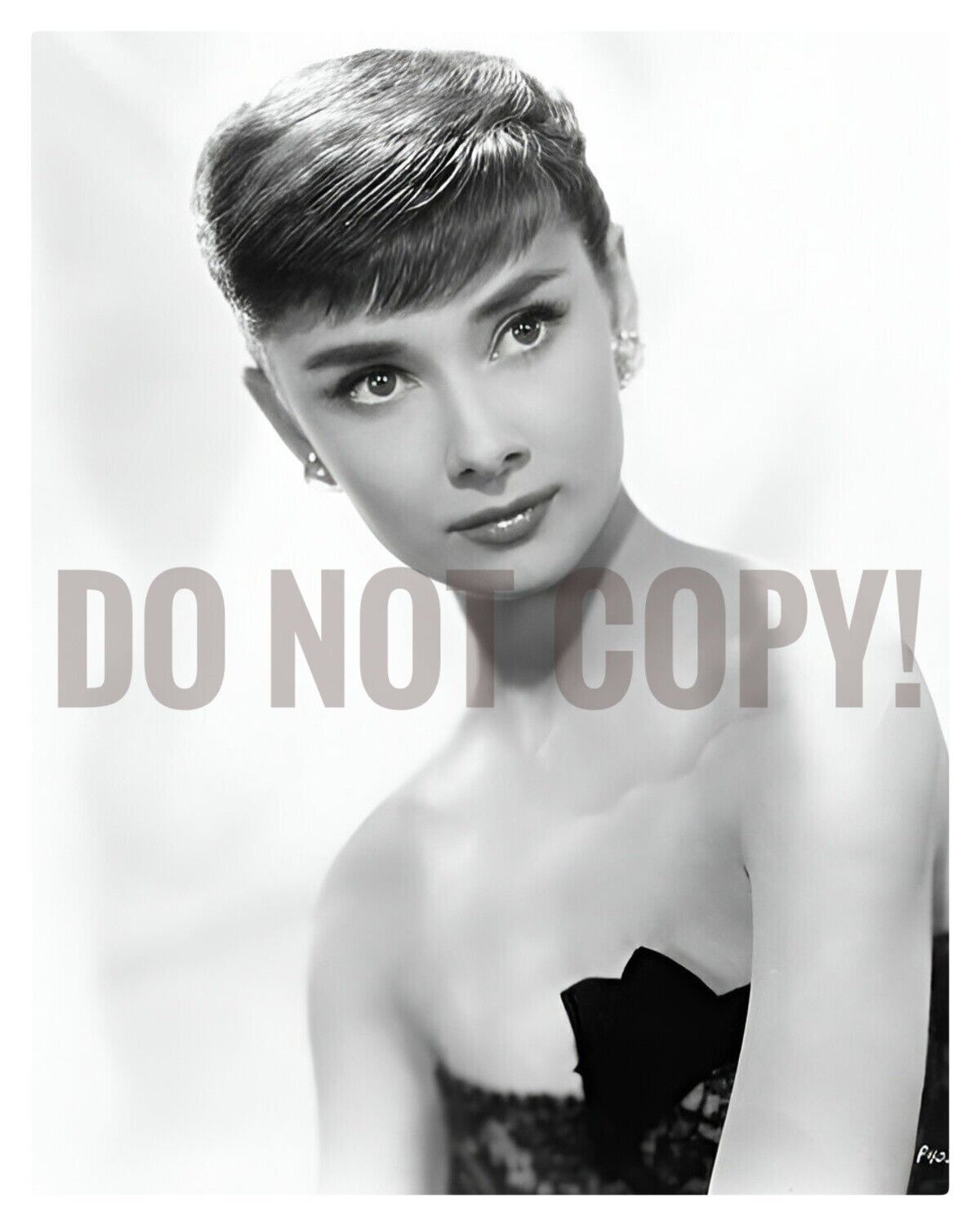 Audrey Hepburn 1953 - 8x10 Photo - Shot On 8x10 B&W Film - Golden Age Hollywood 