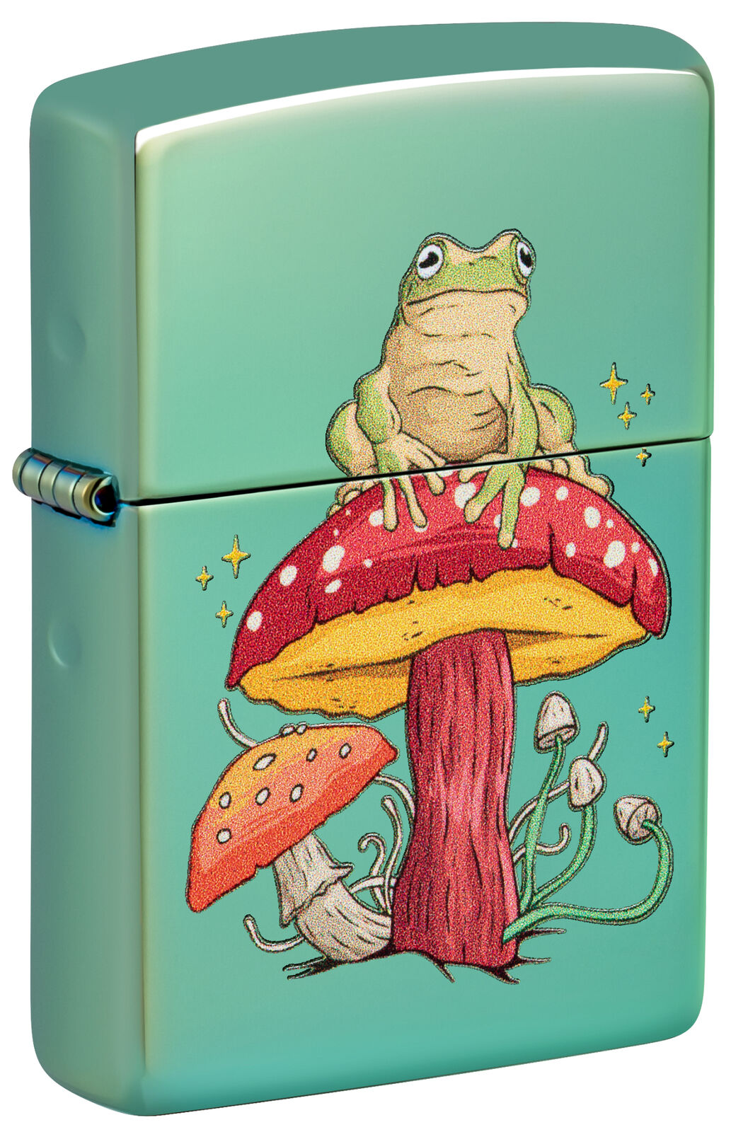 Zippo Mystical Frog Design High Polish Green Windproof Lighter, 48973