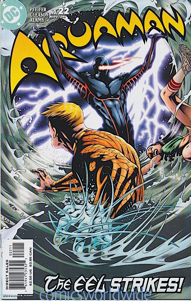 Aquaman #22 (2004 4th Series) NM, The Eel Strikes