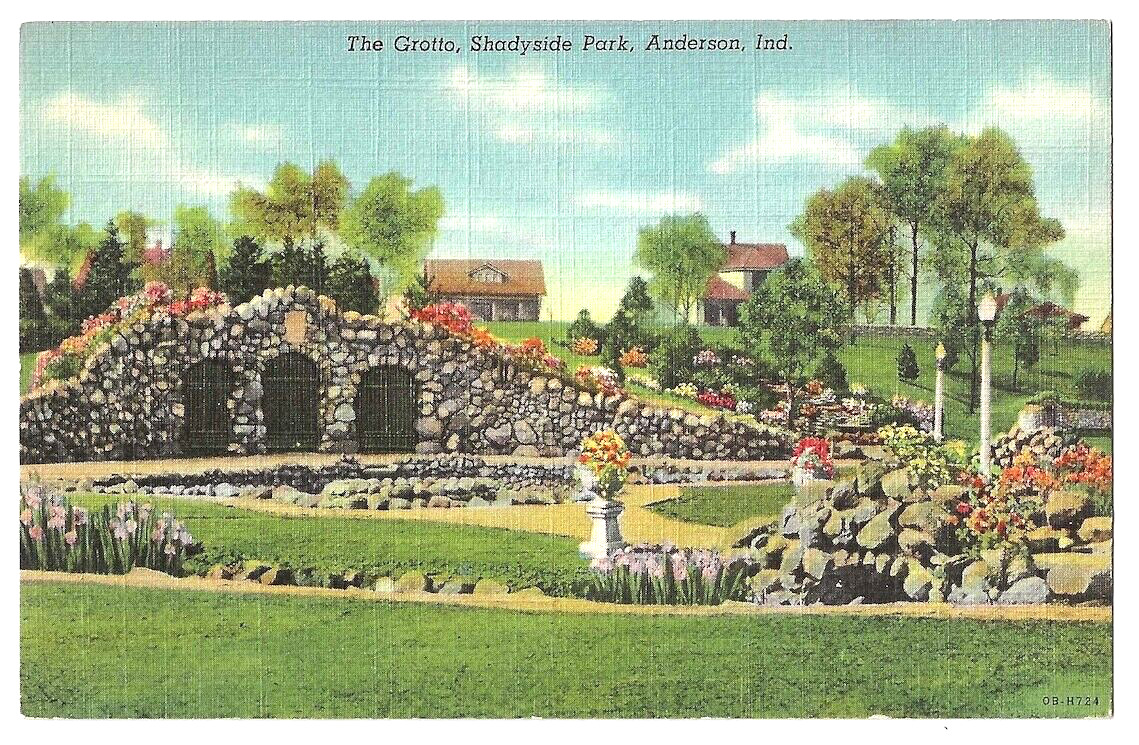 Anderson Indiana c1940\'s The Grotto, Shadyside Park