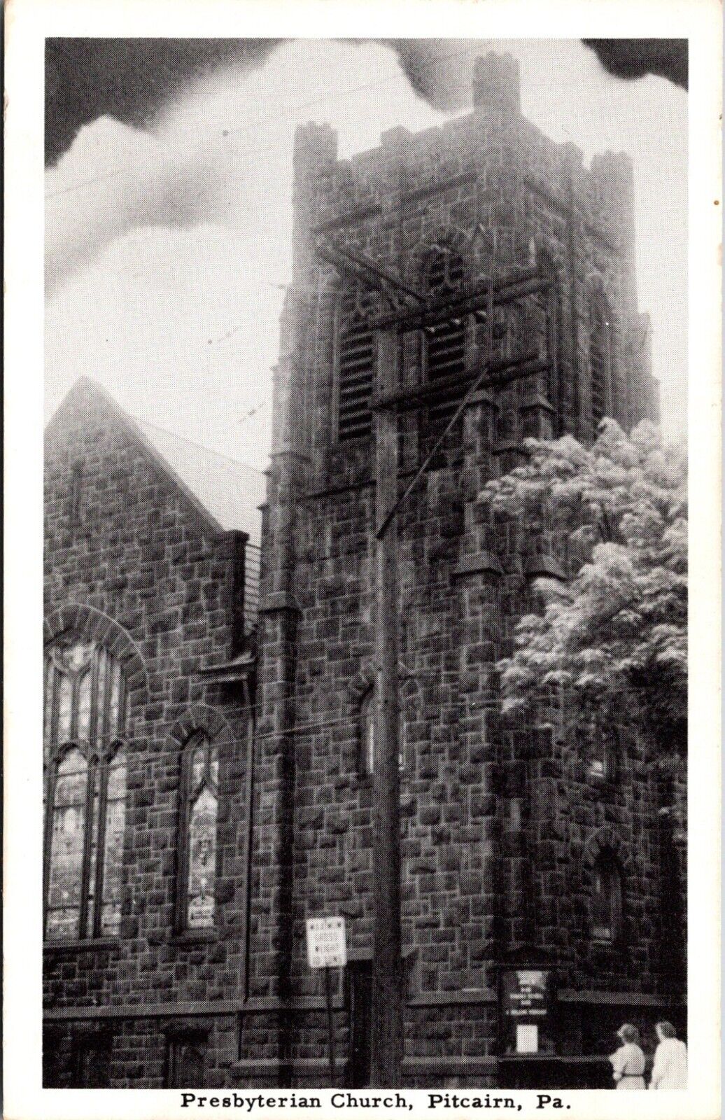 Pitcairn, PA Pennsylvania Presbyterian Church Vintage Postcard I371