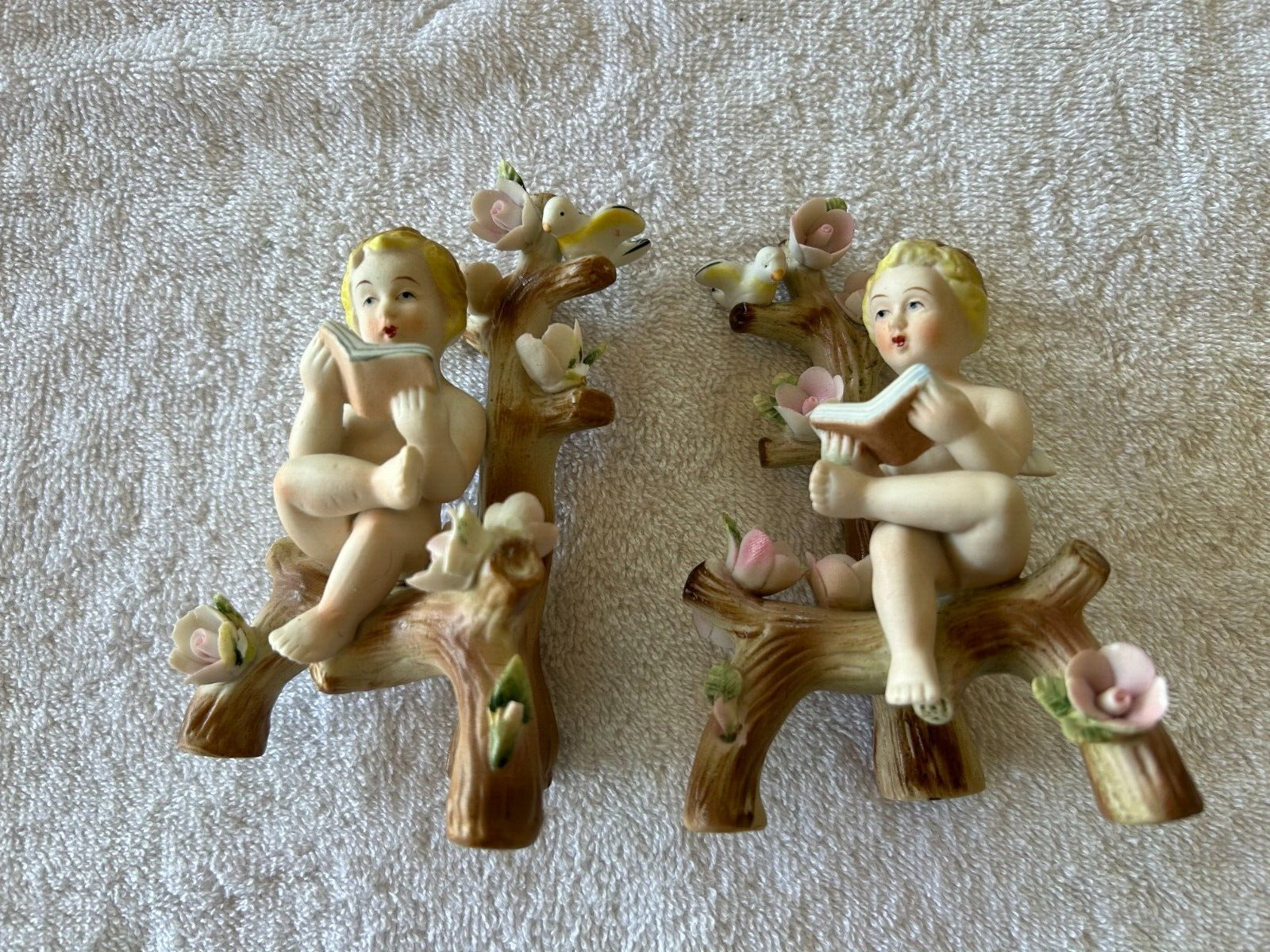 Andrea by Sadek  Cherubs 2 Vintage pieces singing from hymnals