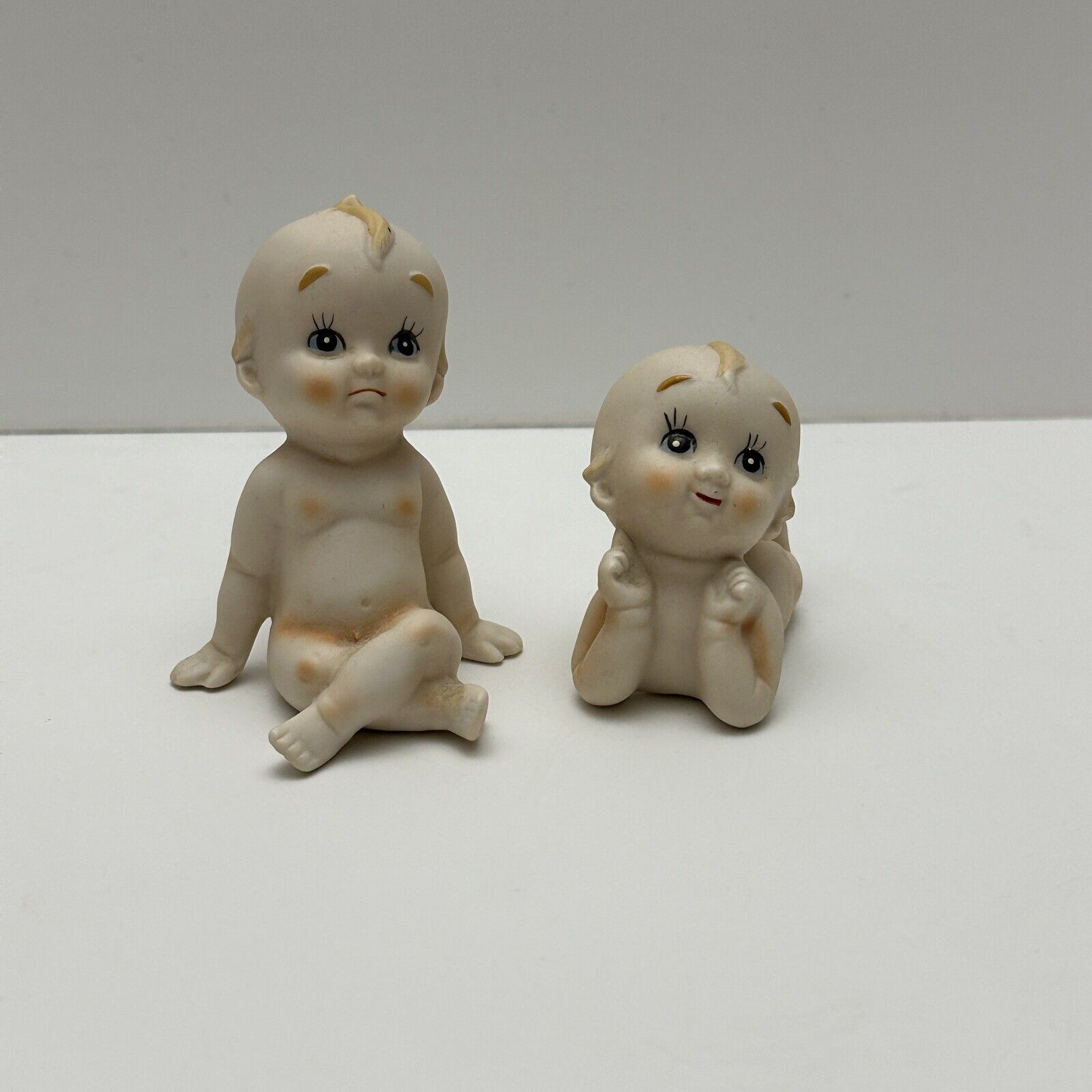 Lot Of 2 Vintage Ceramic Kewpie Figurines