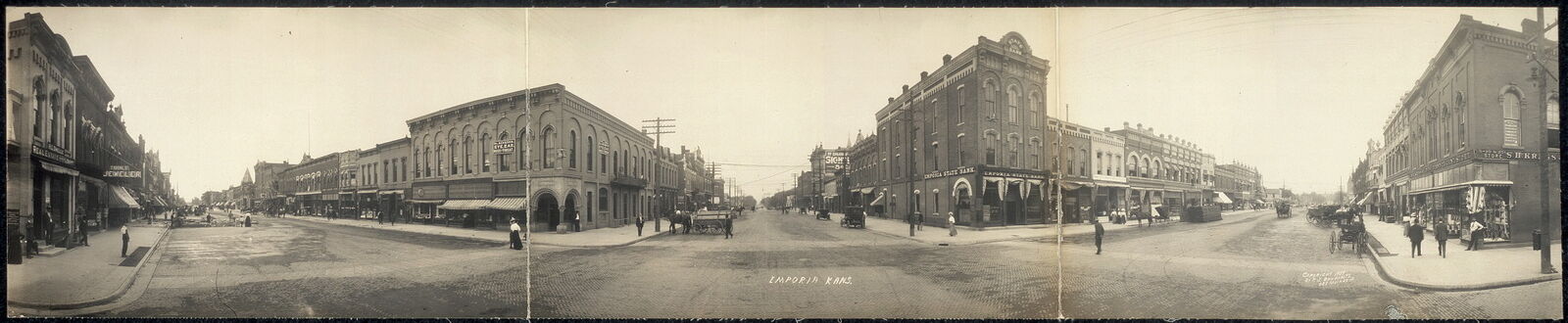 Photo:1909 Panoramic: Emporia,Lyon County,Kansas 66801