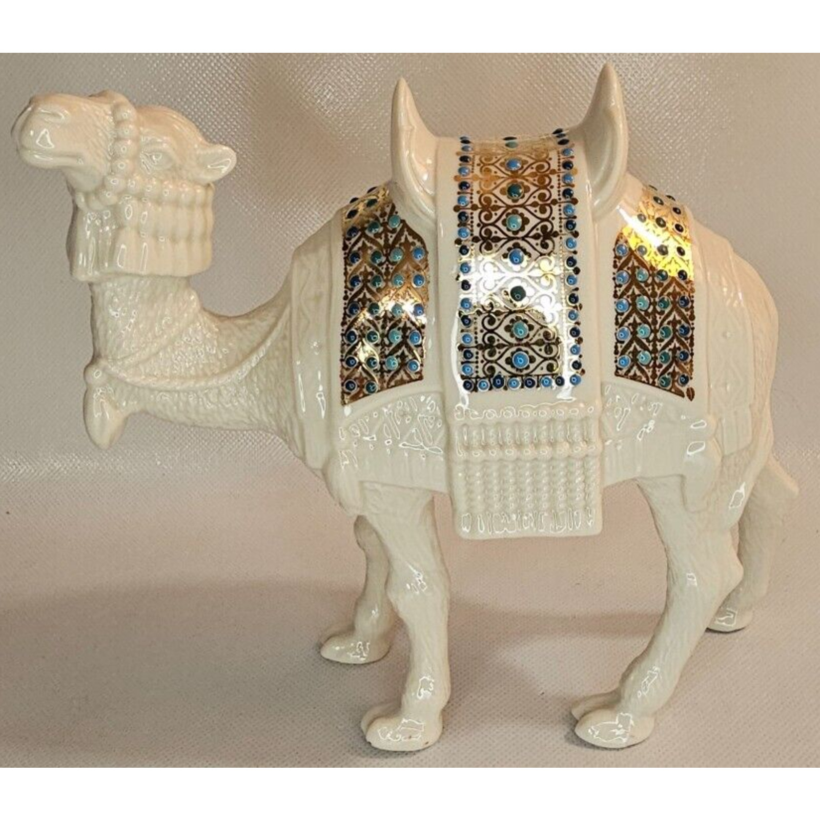 Lenox China Jewels Nativity Standing Camel With Original Teal Box