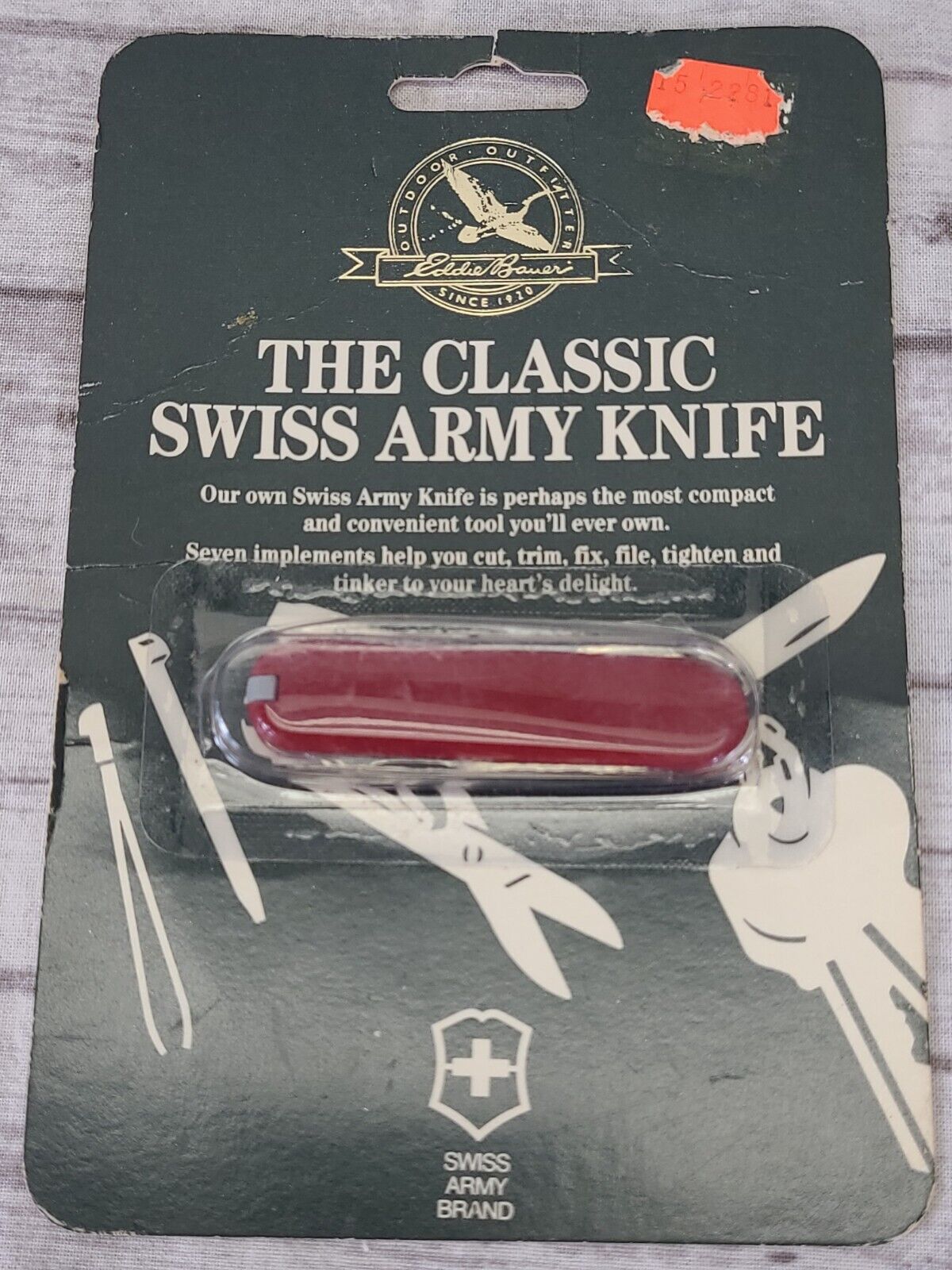 Vintage The Classic Swiss Army Knife Eddie Bauer