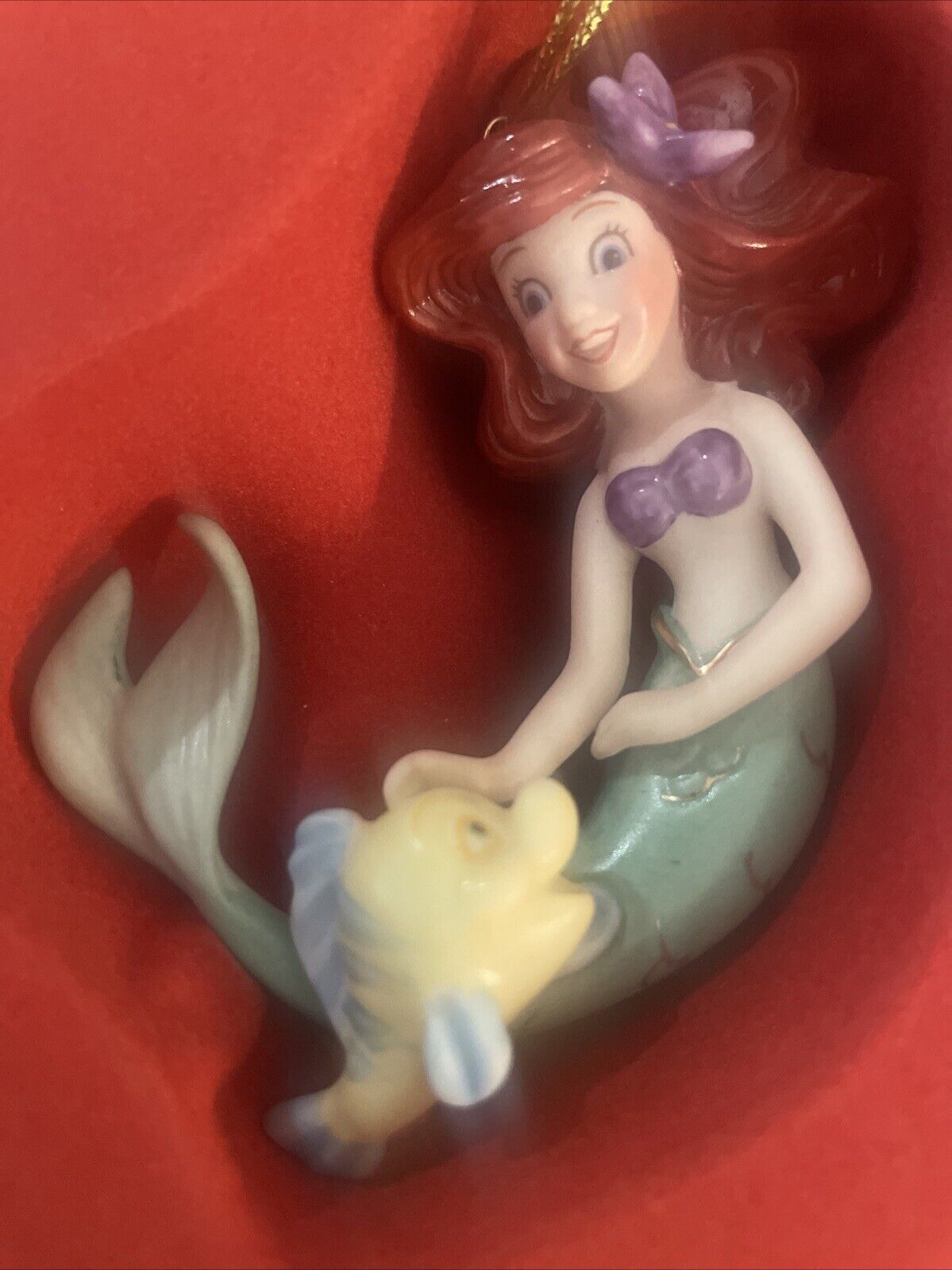 Lenox Disney Little Mermaid “Ariel’s Best Friend” Christmas Ornament