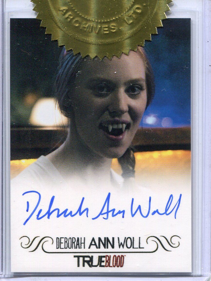 True Blood Archives Dealer Incentive Deborah Ann Woll Autograph Card