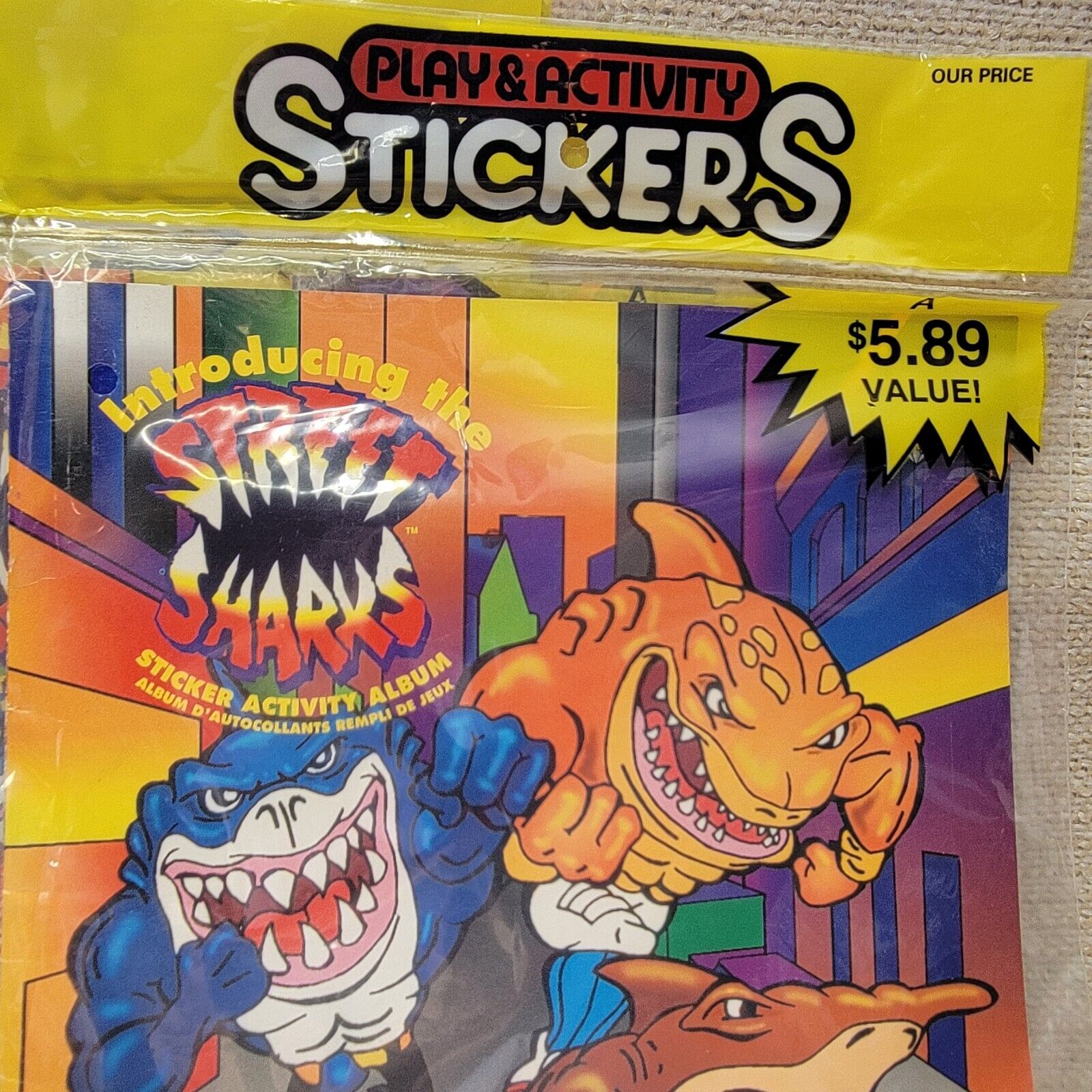 Street Sharks Play & Activity Stickers Diamond Album & Sticker Packs 2306103aG