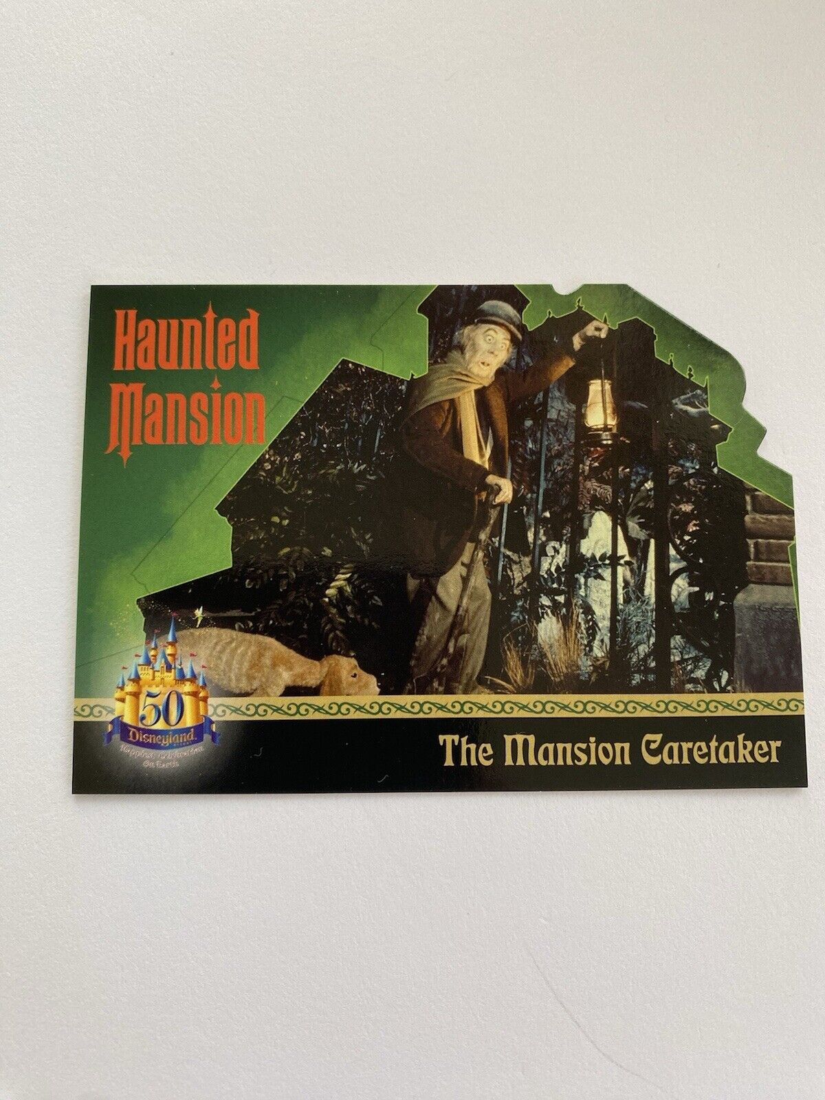 2005 Upper Deck Disneyland Haunted Mansion SP Die Cut DL-122 “Mansion Caretaker”