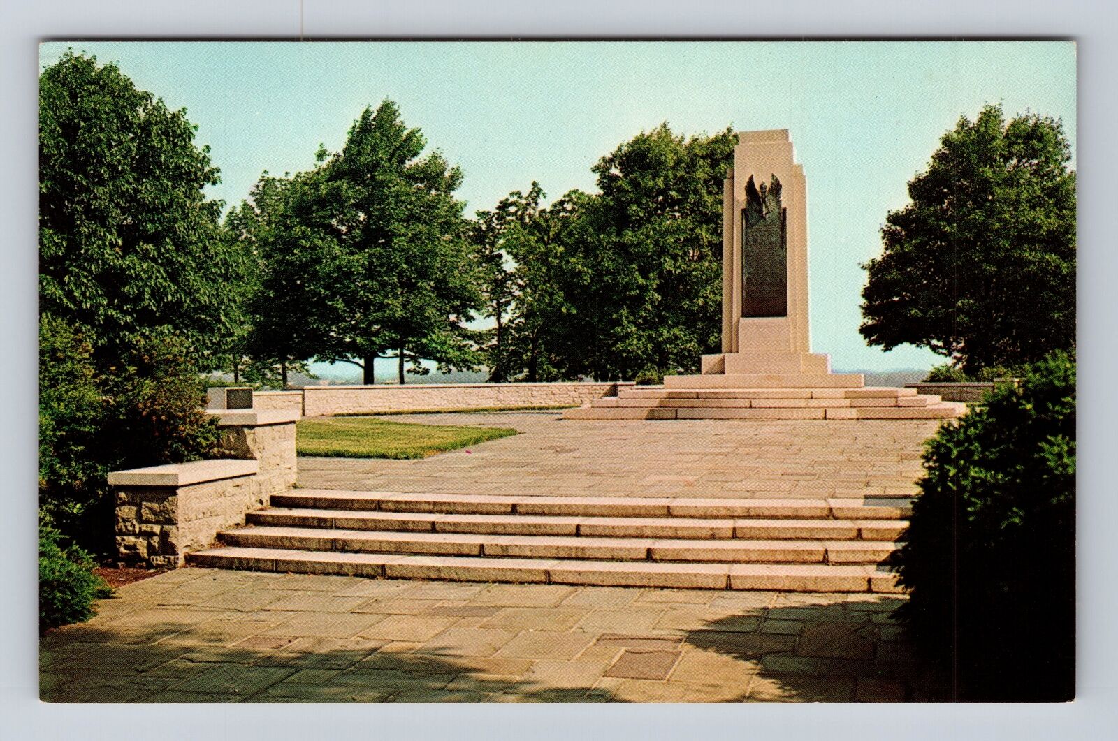 Wright Patterson AFB OH-Ohio, Wright Memorial Vintage Souvenir Postcard