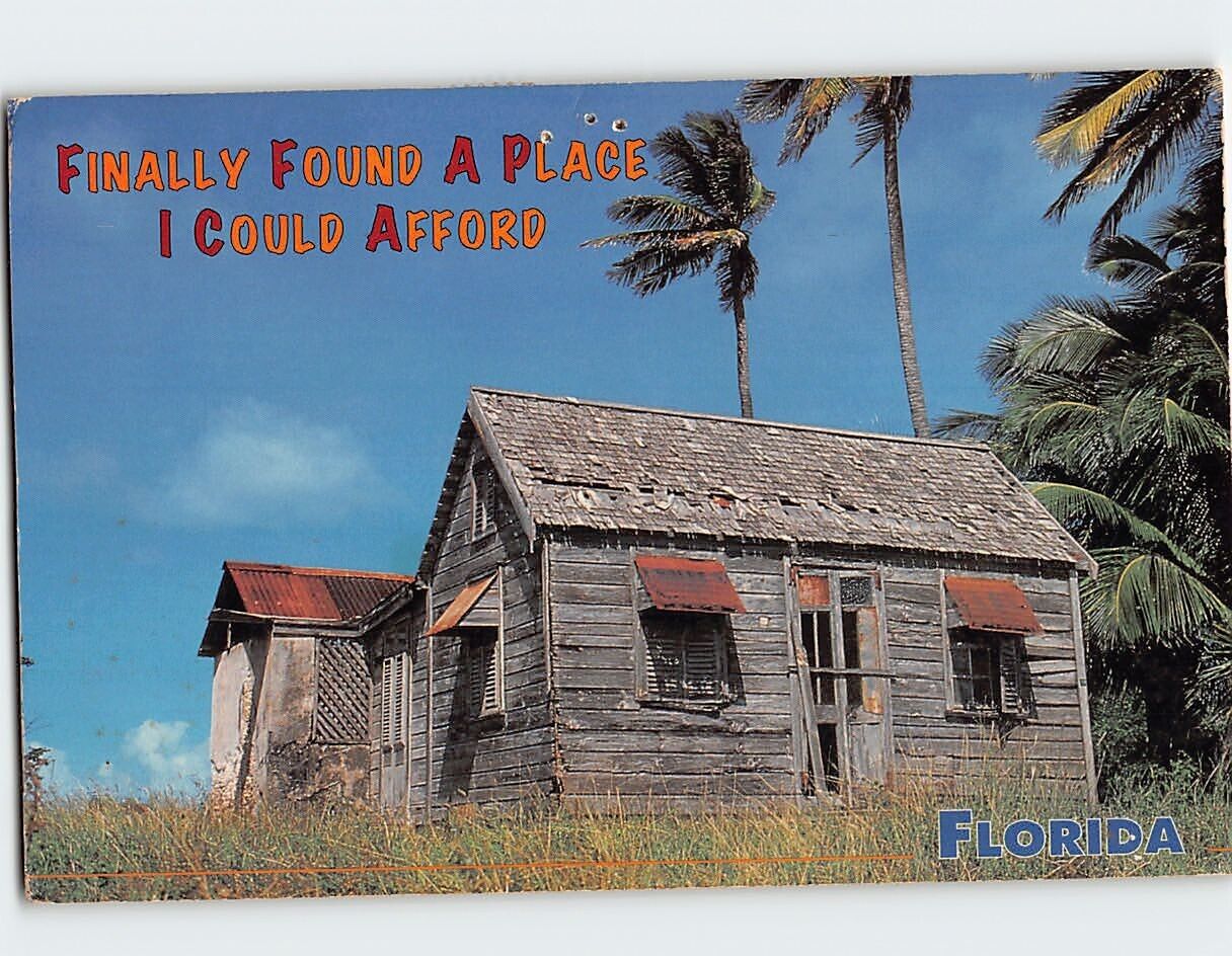 Postcard Finally Found A Place I Could Afford, Florida