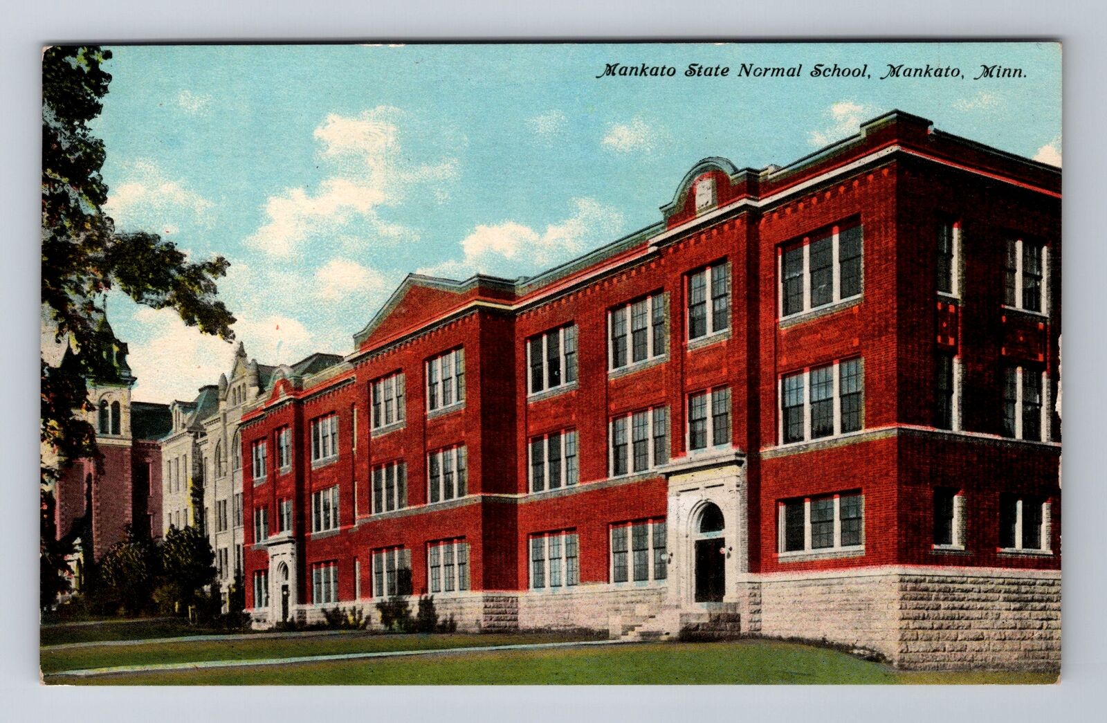 Mankato MN-Minnesota, Mankato State Normal School, Antique, Vintage Postcard