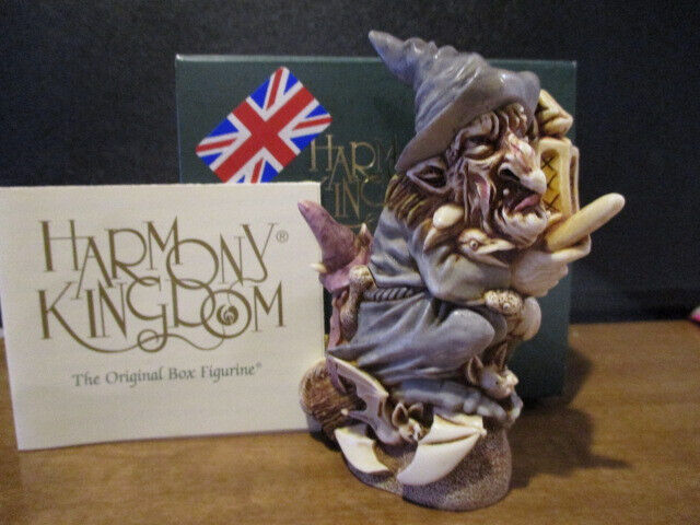 Harmony Kingdom Witching Time Witch Box Figurine MOLD VARIATION LE 525 RARE