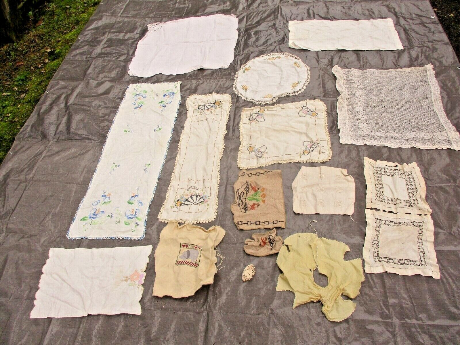 Vintage Table Runners Doilies Etc