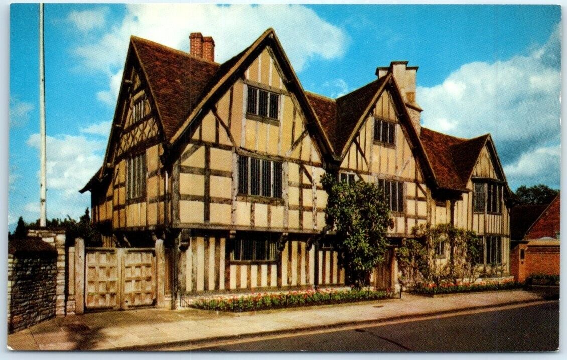 Postcard - Hall\'s Croft - Stratford-Upon-Avon, England