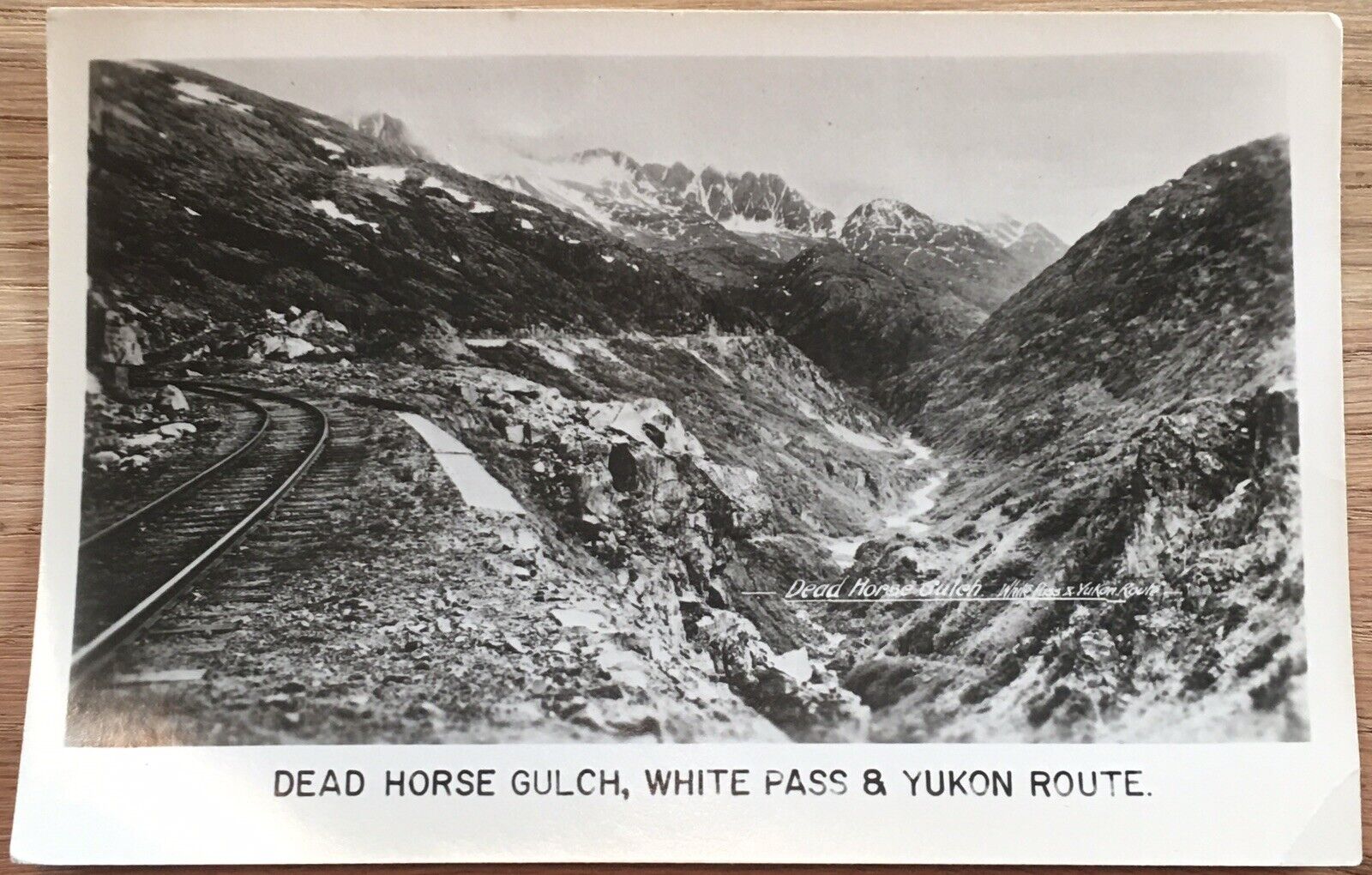 Dead Horse Gulch, White Pass & Yukon Route Postcard, Canada, Mountain Scene, RR