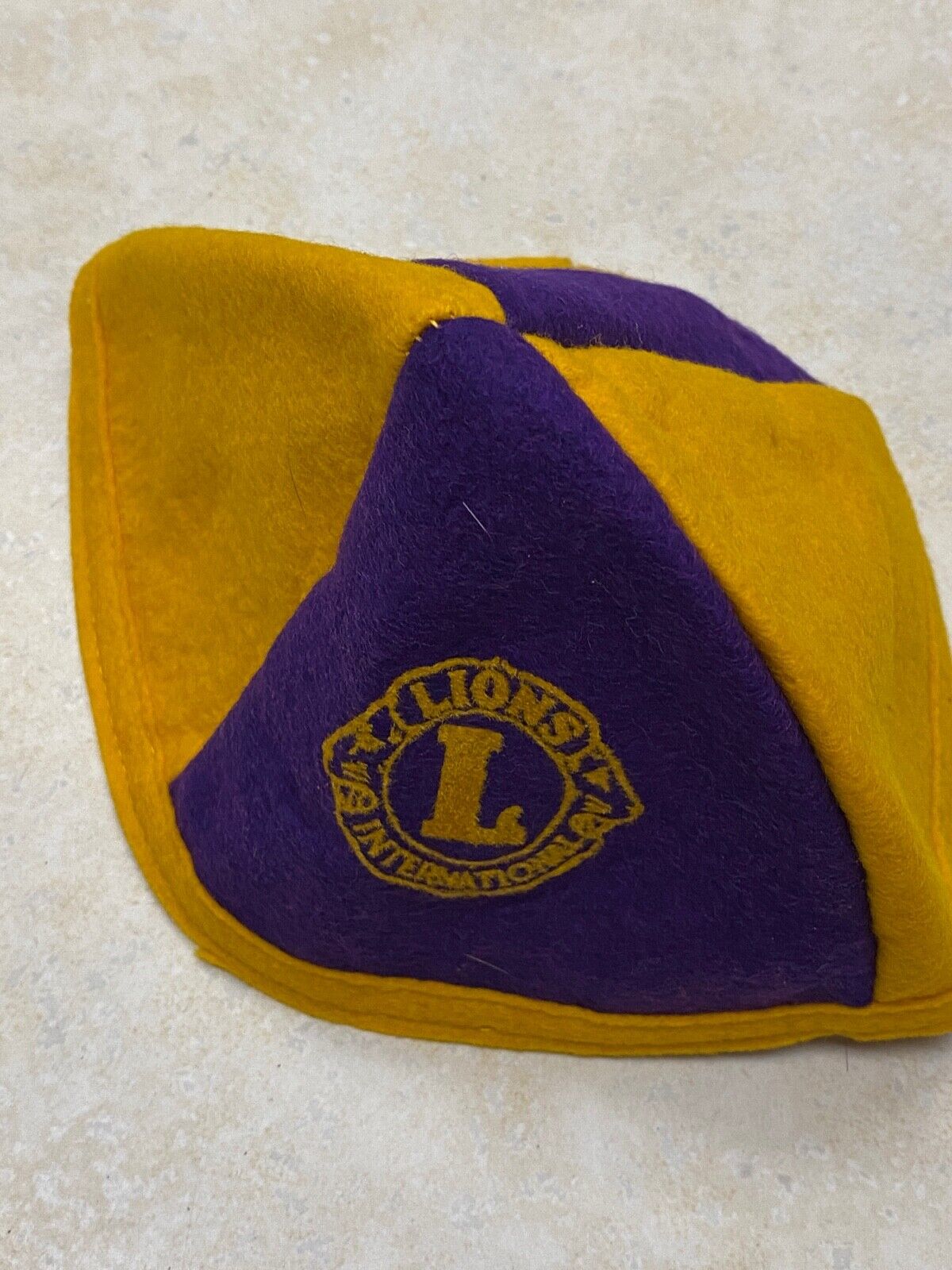 Vintage Lions International Felt Beanie Hat