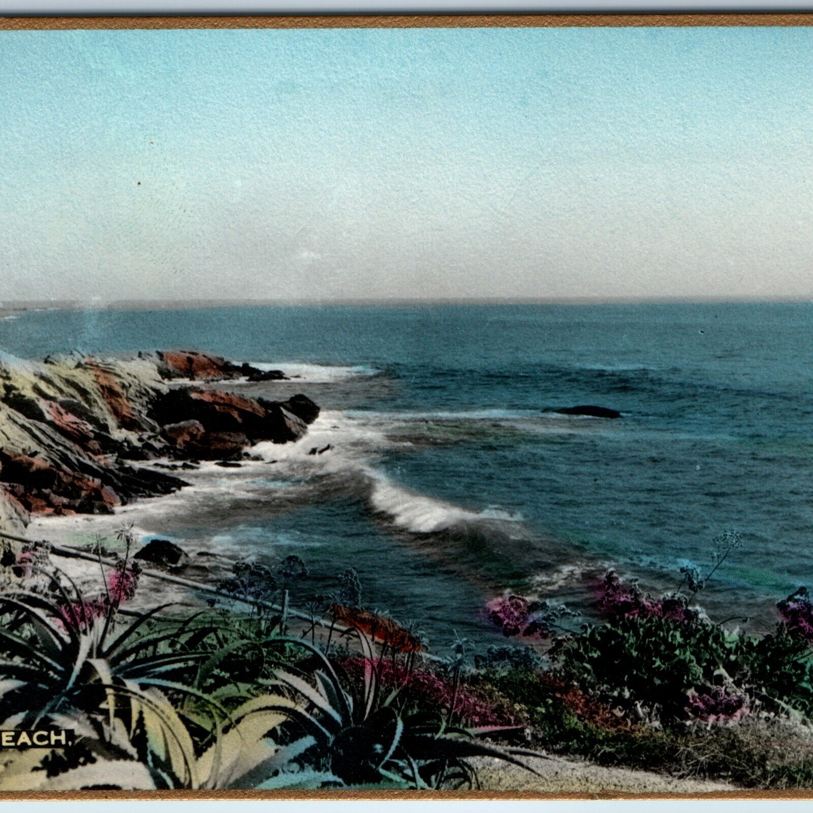 c1930s Laguna Beach, CA RPPC Hand Colored Fred\'k Martin Real Photo Postcard A217