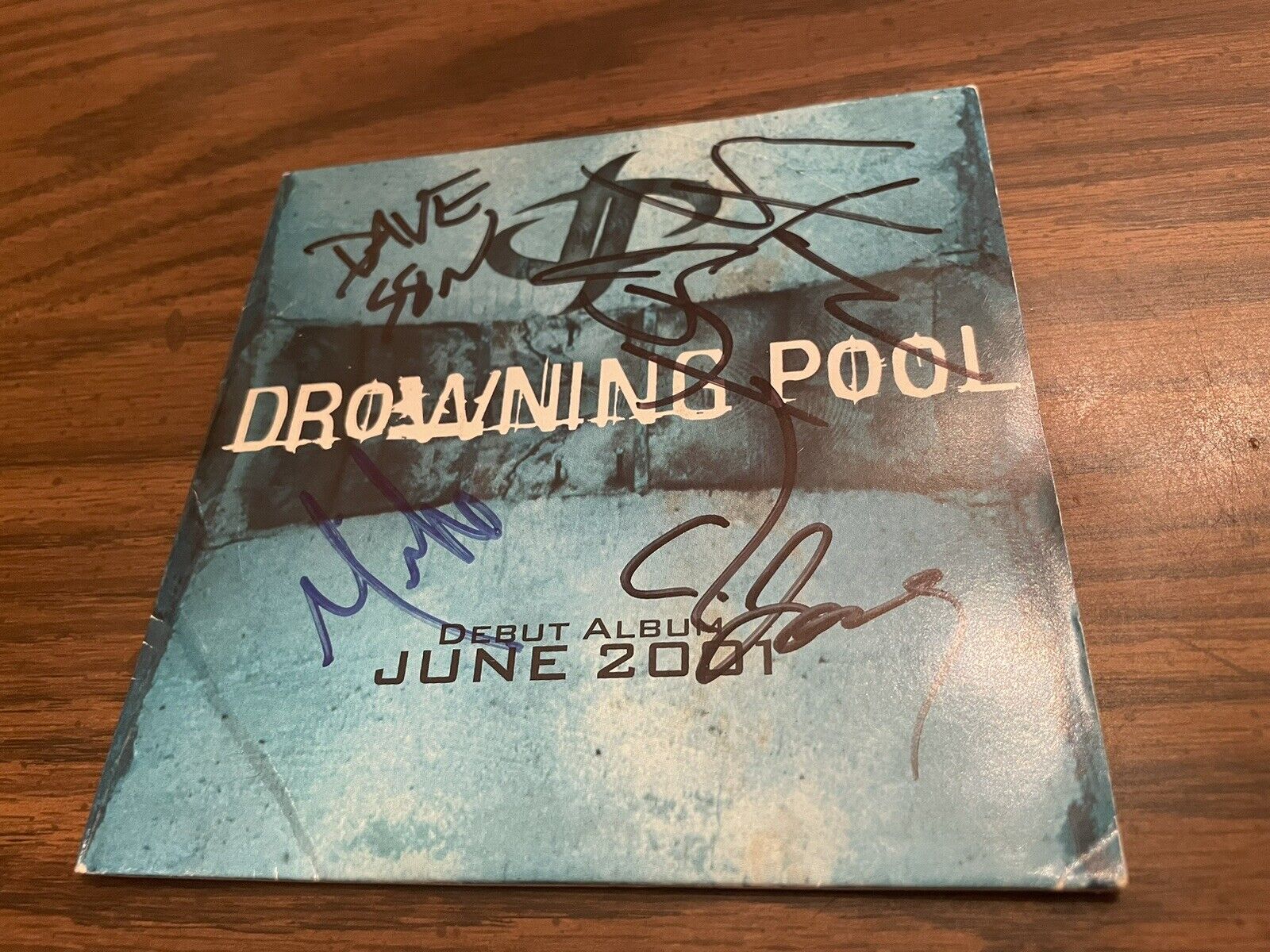 Dave Williams Drowning Pool Band Signed/Autographed Debut Album Promo CD