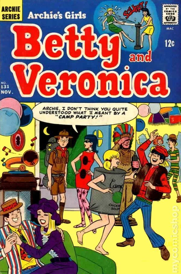 Archie\'s Girls Betty and Veronica #131 VG 4.0 1966 Stock Image Low Grade