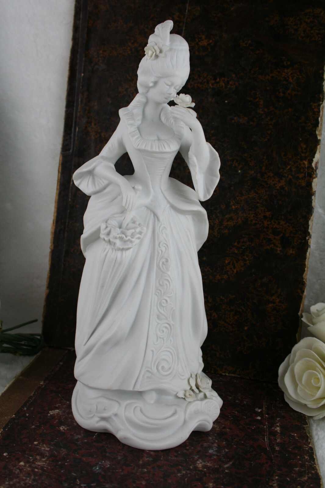 Vtg German Bisque porcelain Figurine statue marked 1950's 