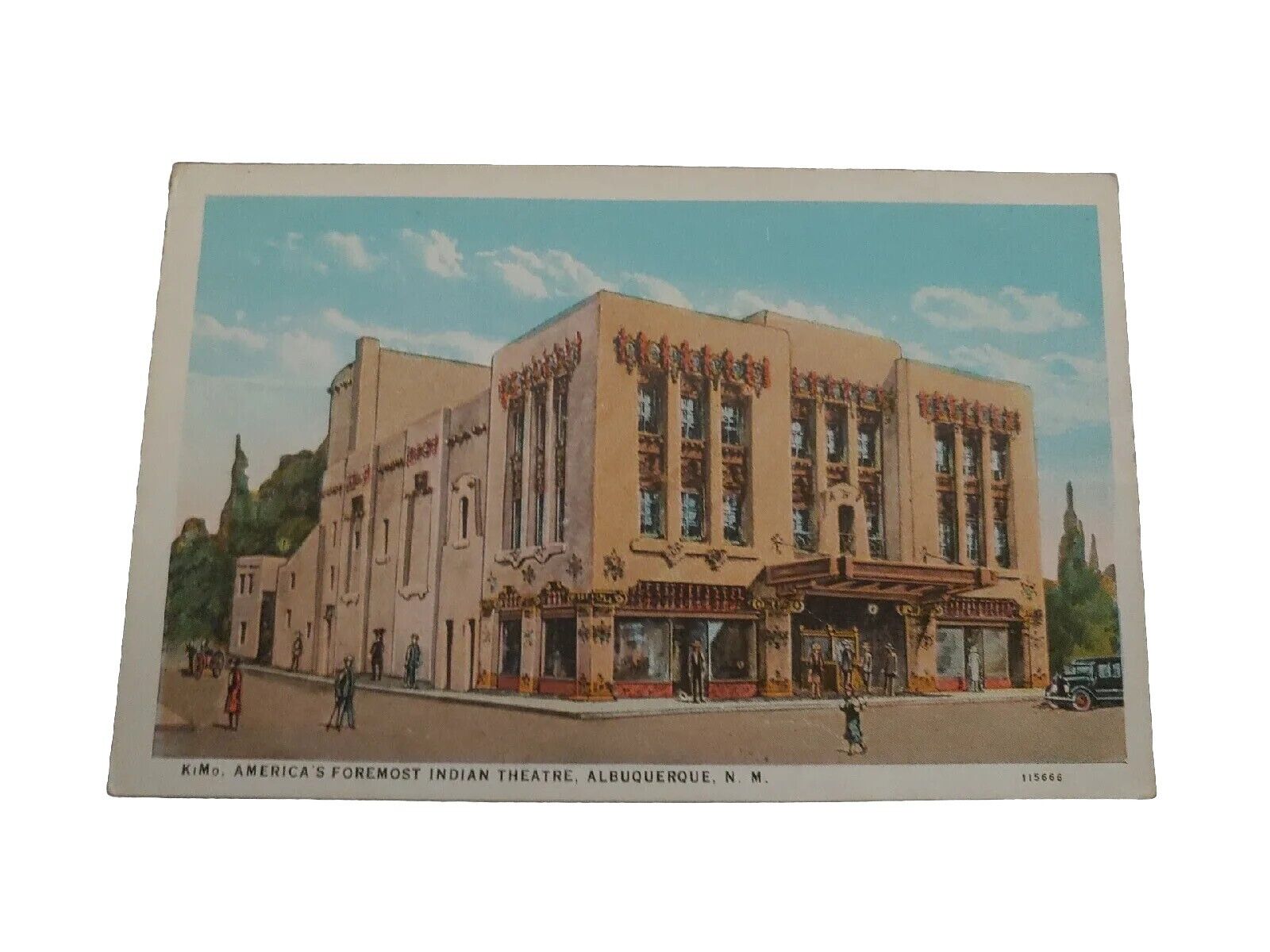 Vintage Postcard KiMo Theatre ALBUQUERQUE New Mexico 3.5\