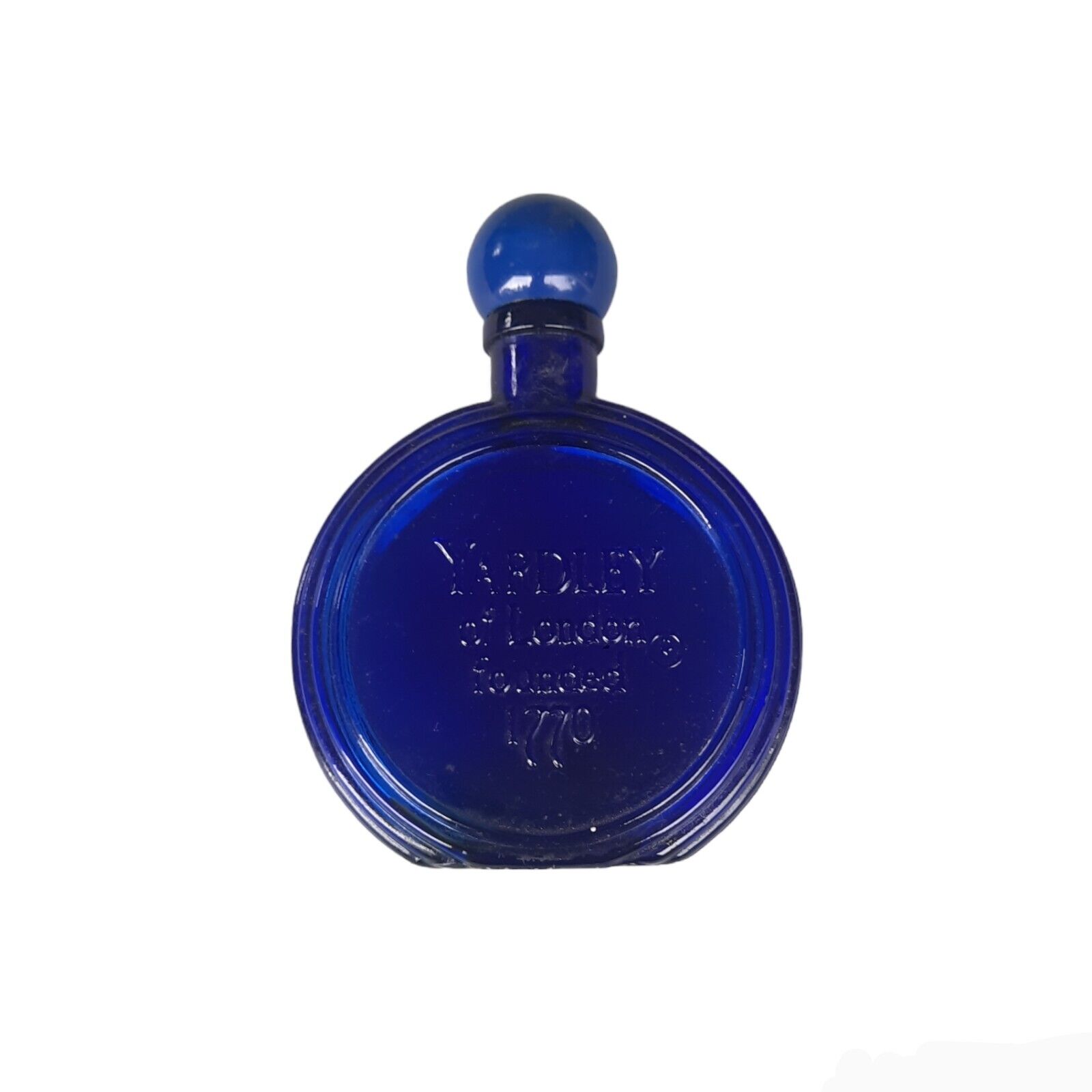 Yardley Of London Rare Blue Bottle The King\'s 1804 Dragoon Guard Cologne EMPTY