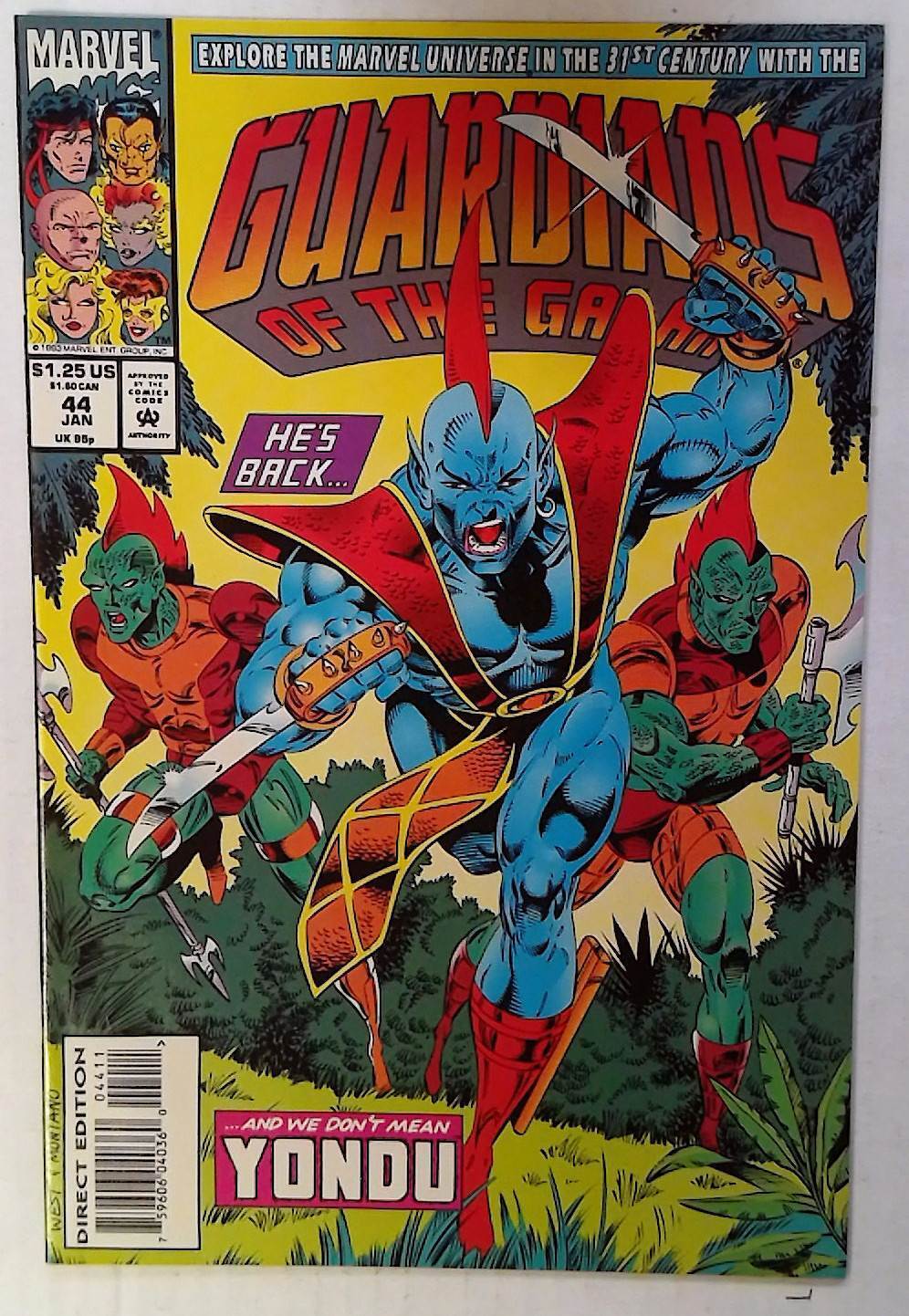 Guardians of the Galaxy #44 Marvel Comics (1994) 1st Series 1st Print Comic Book