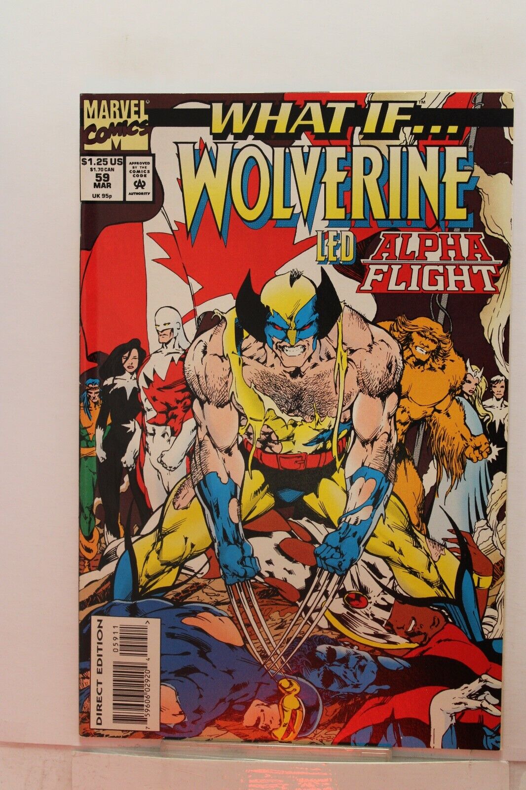 WHAT IF? #59 (1994) Wolverine Led Alpha Flight, Simon Furman, Bryan Hitch Marvel