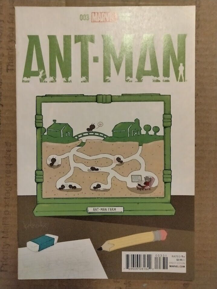 Ant-Man #3  Ant-Man Farm Variant 2015 Katie Cook Women of Marvel Cover 