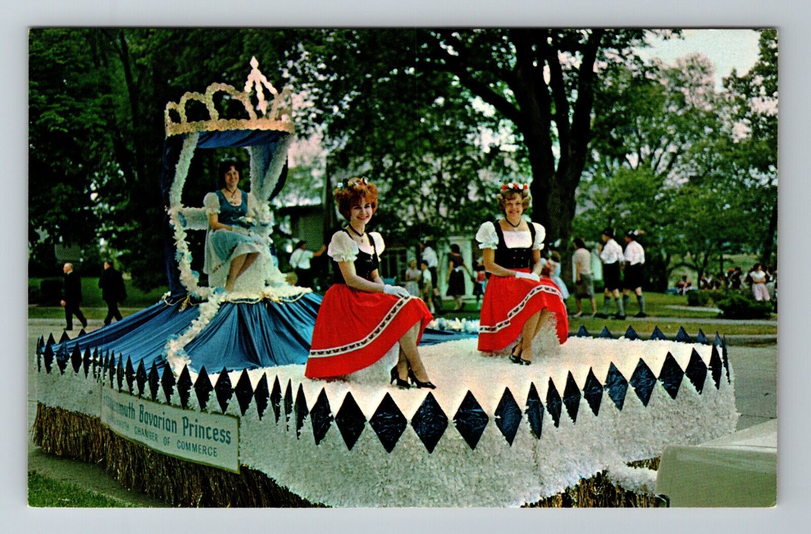 Frankenmuth MI-Michigan Princess Bavarian Festival Float  Vintage Postcard