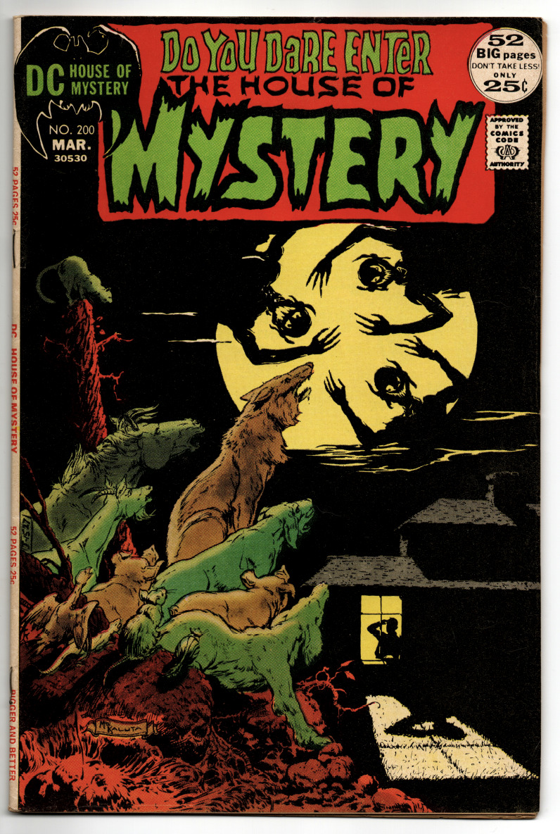 House Of Mystery #200 Kaluta Art DC Horror Comics 1972 Neal Adams