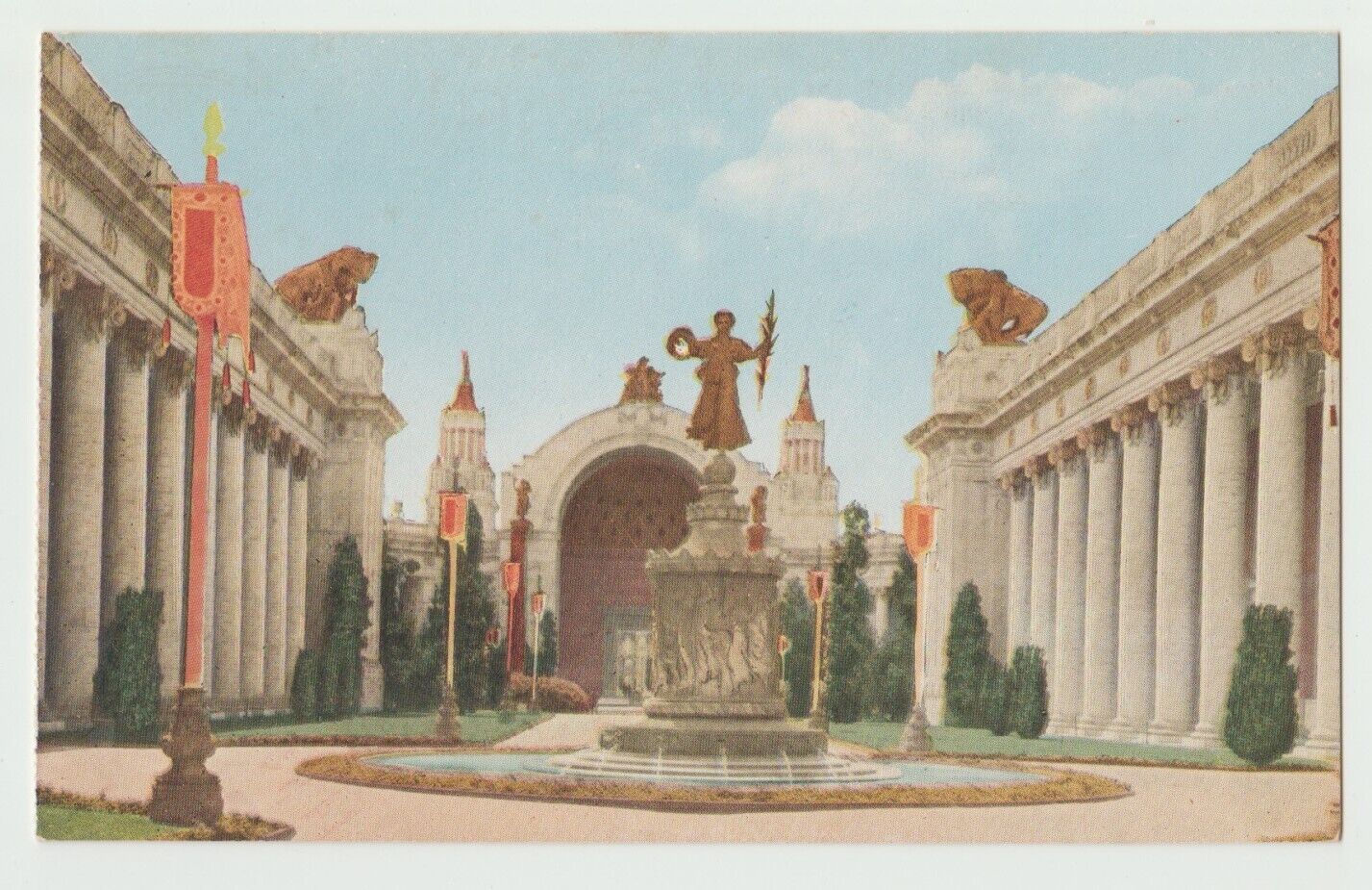 California, San Francisco, Pan Pacific Expo., Court of the four Seasons.