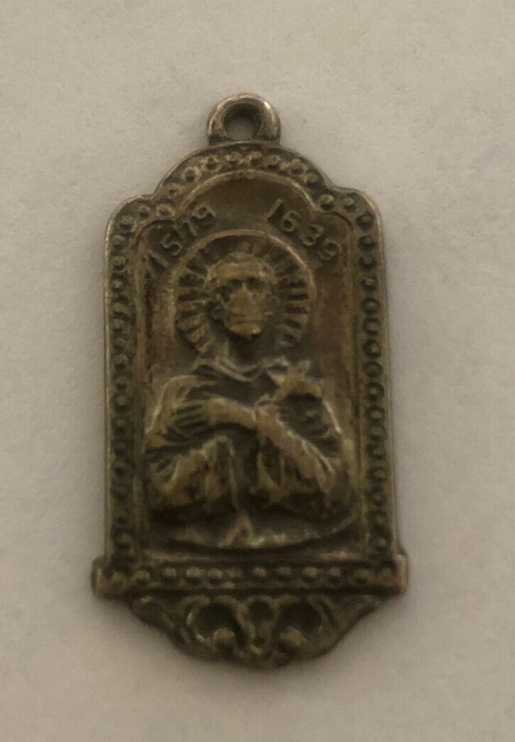Antique Catholic Religious Holy Medal - Blessed Martin - Patron Saint of Beggars