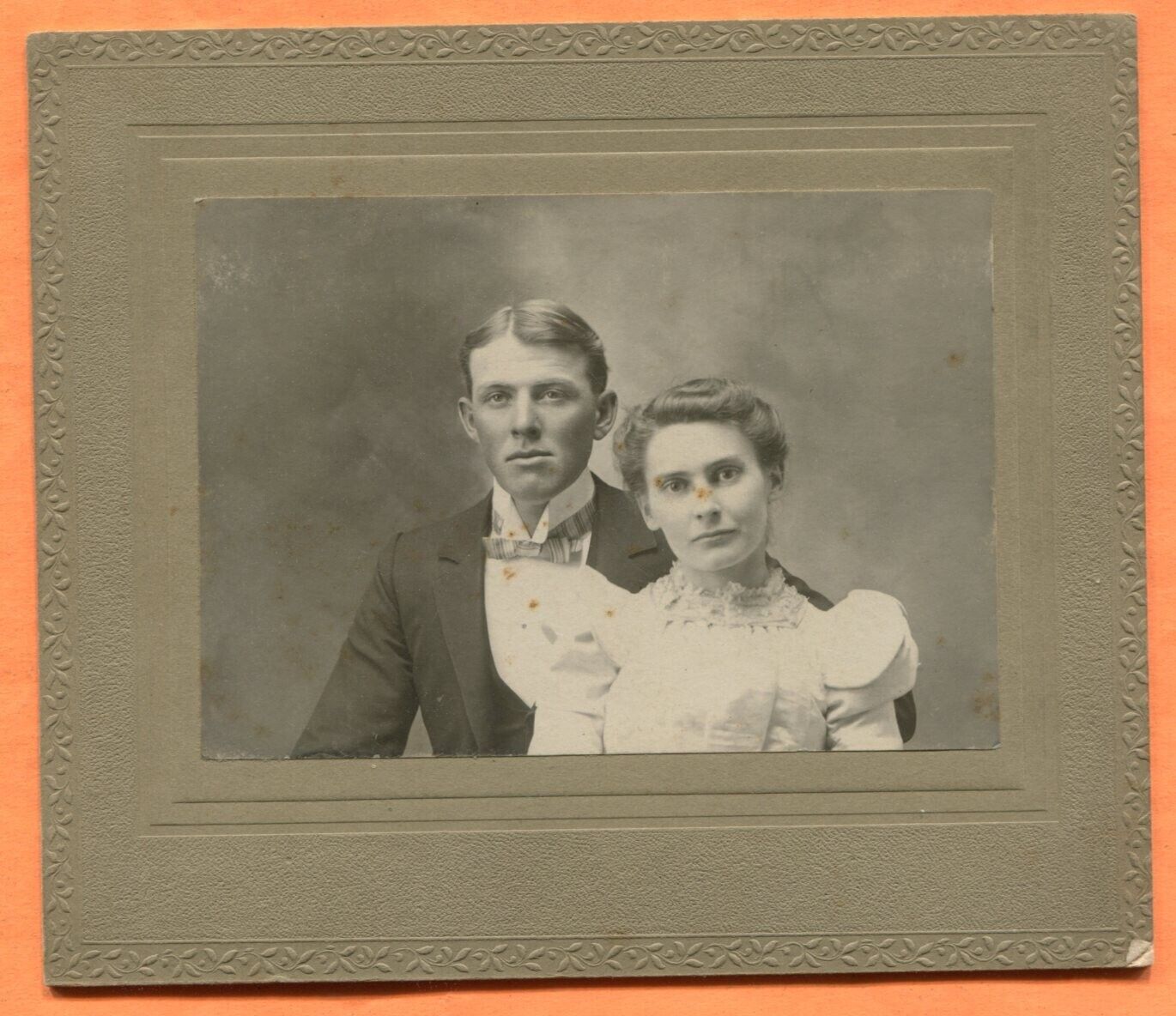Portrait of a Young Couple circa late-1890s