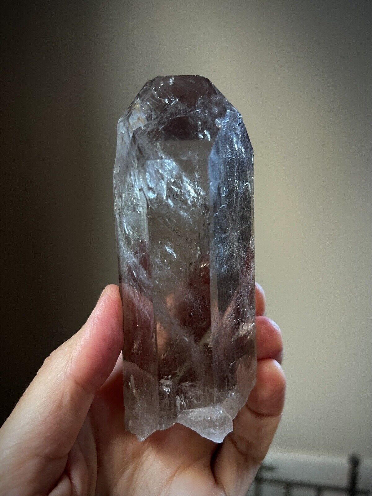 435g Natural Smoky Quartz Crystal Record Keeper Quartz Brazil Crystal