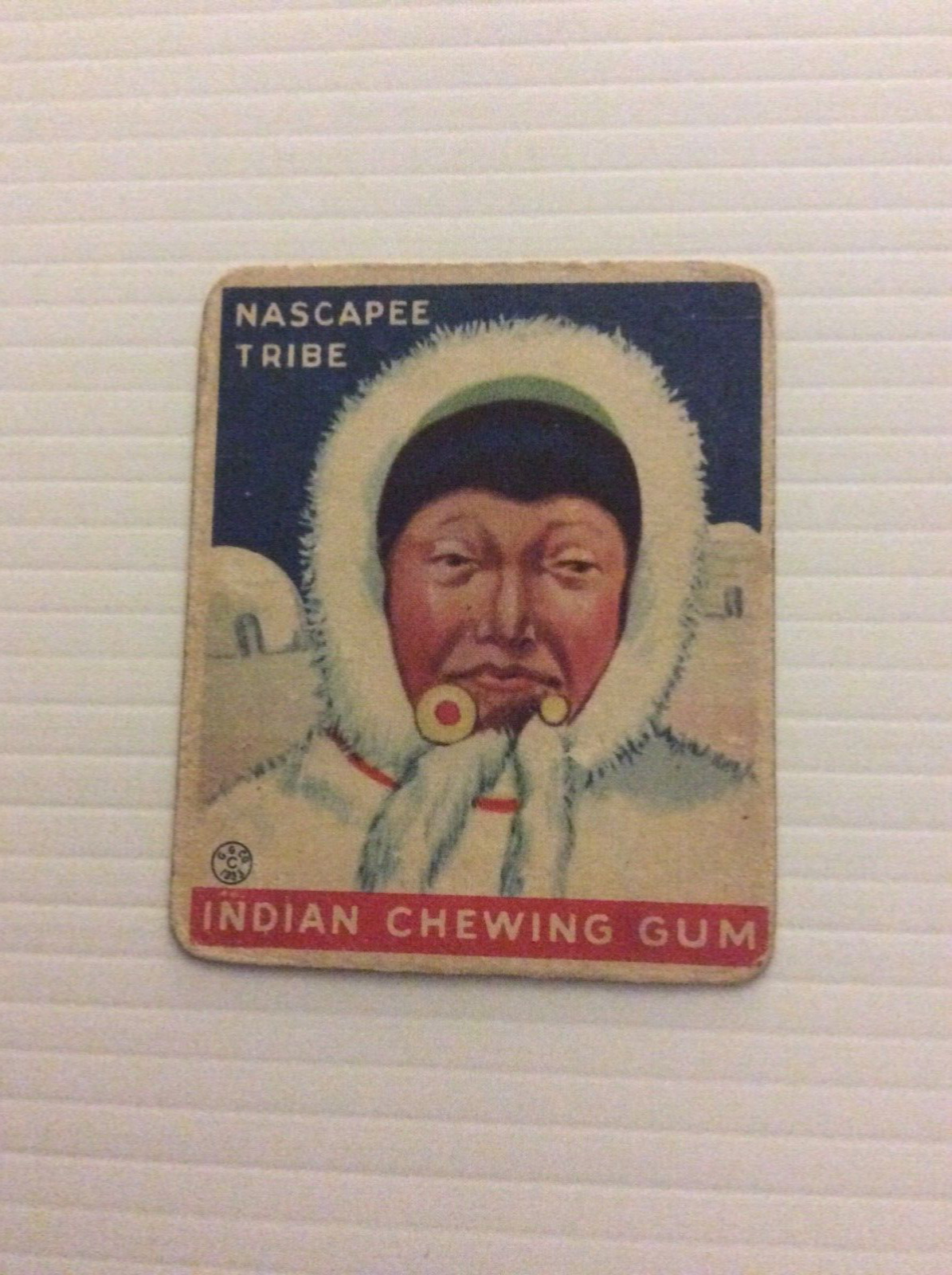 1931 goudey indian gum Nascapee Tribe #83 vg/ex
