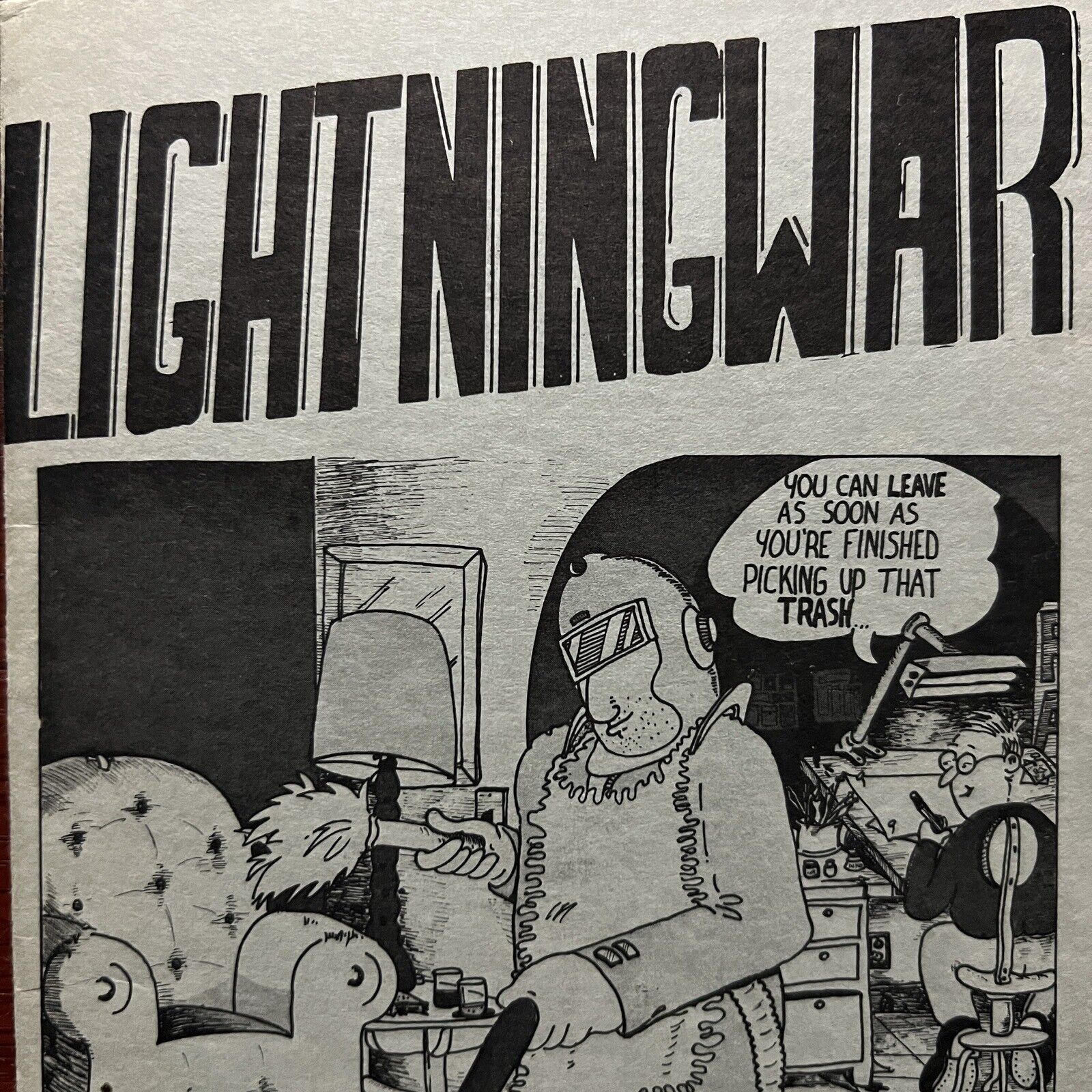 Douglas Bryson Lightningwar Funnies 1976 Underground Comix 100Printed El Paso TX