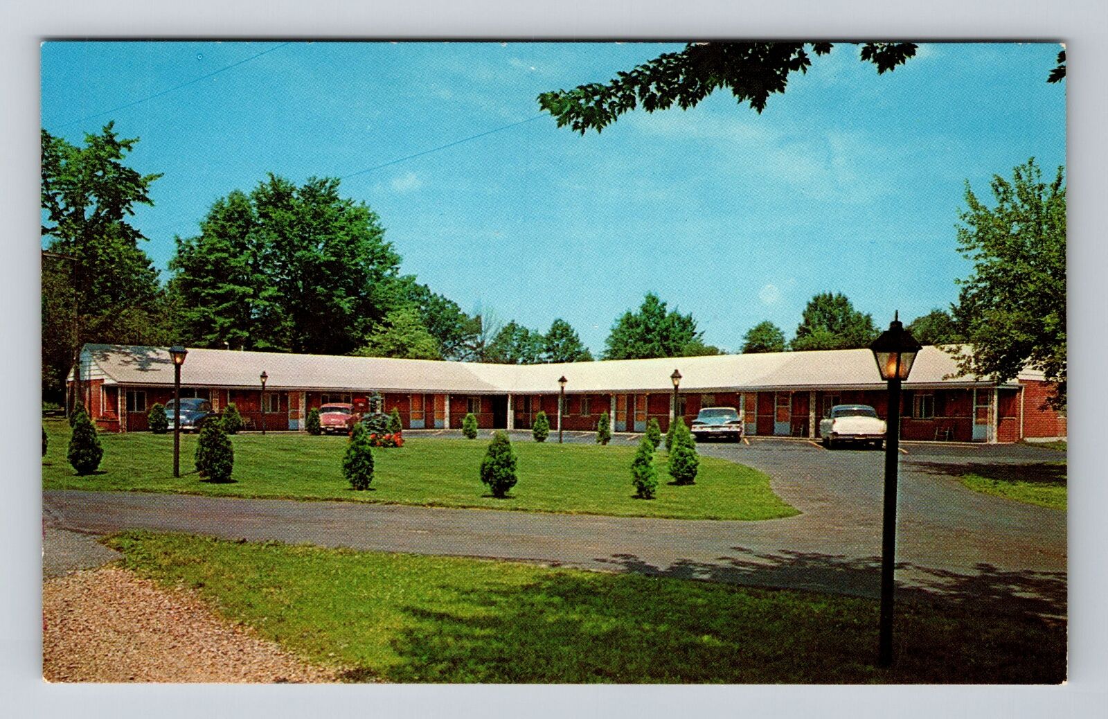 Peninsula OH-Ohio, Virginia Motel, Advertising, Vintage Postcard