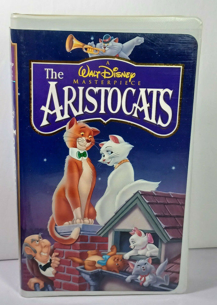 The Aristocats Walt Disney Masterpiece VHS Tape Rare Vintage 2529