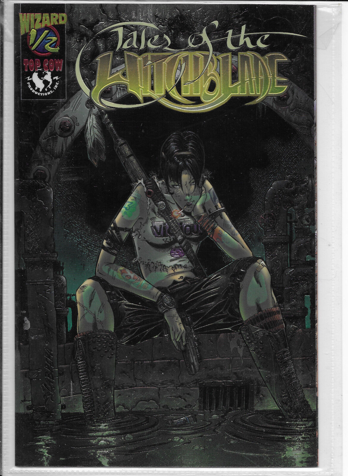 Tales of the Witchblade #1/2-B Chromium Image/Top Cow Wizard mail away excl CoA