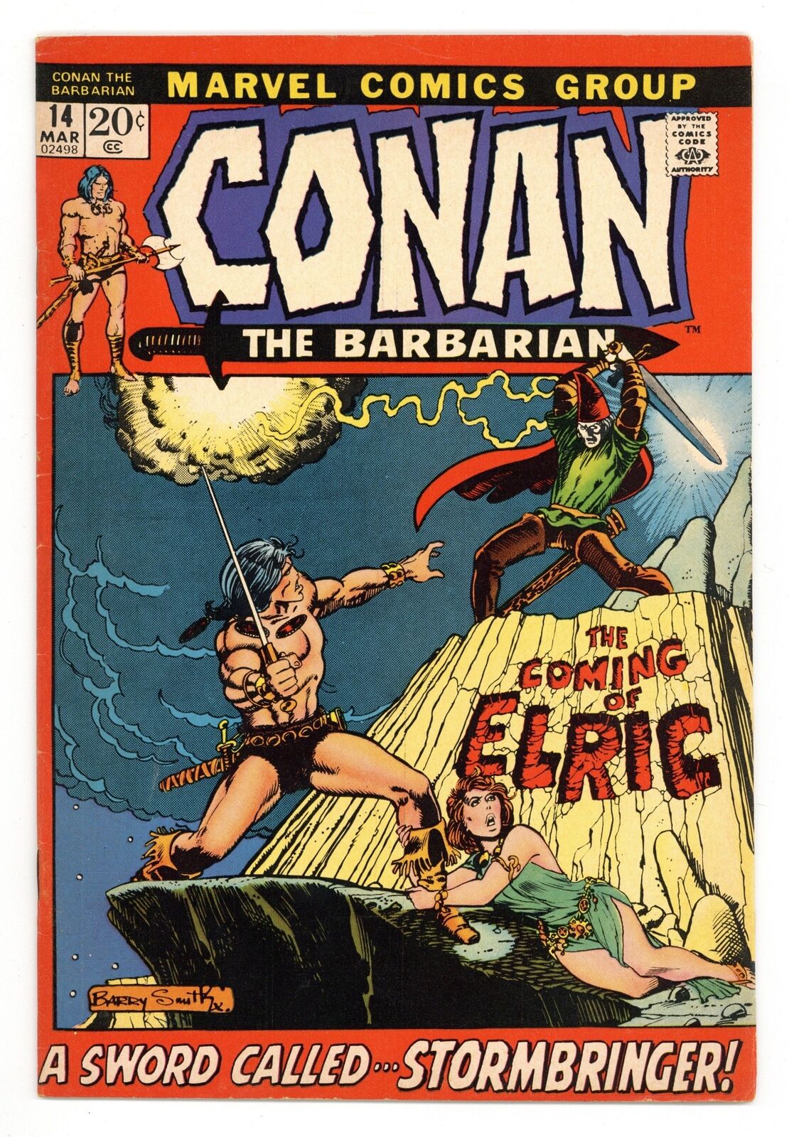 Conan the Barbarian #14 FN 6.0 1972 1st app. Elric of Melnibone