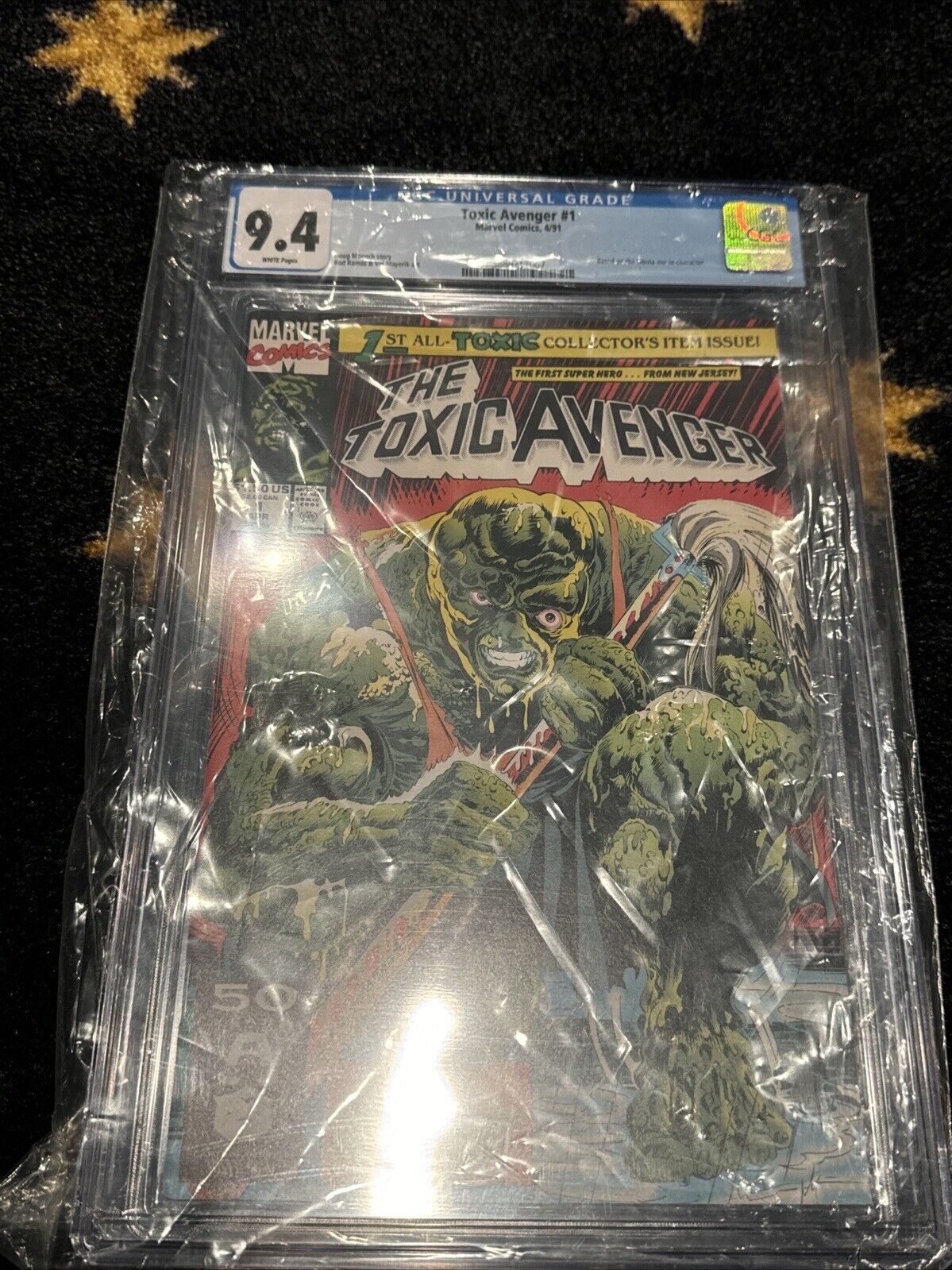 Toxic Avenger #1 (1991) Marvel CGC 9.4 White 