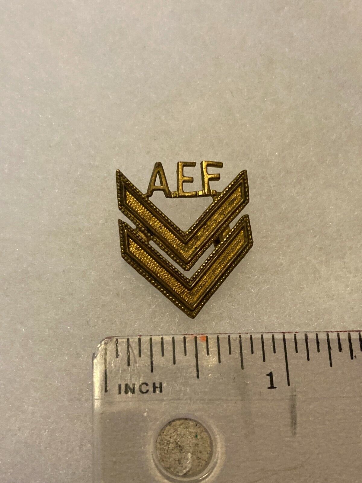 Authentic WWI American Expeditionary Force Insignia Collar Insignia Lapel Pin