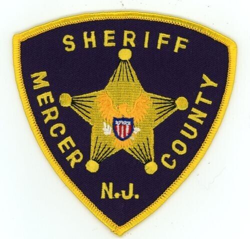 NEW JERSEY NJ MERCER COUNTY SHERIFF NICE SHOULDER PATCH POLICE