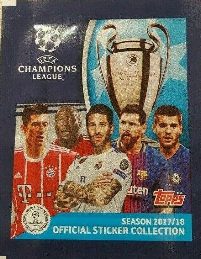  Topps CL 2017 2018 Choose 10 Stickers UEFA Champions League 17 18 Panini
