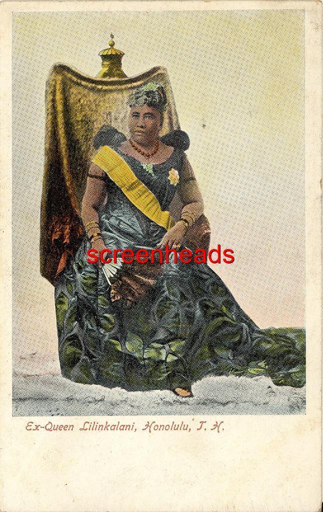 C1901-07 Postcard Hawaiian Ex-Queen Liliuokalani Honolulu Territory Of Hawaii